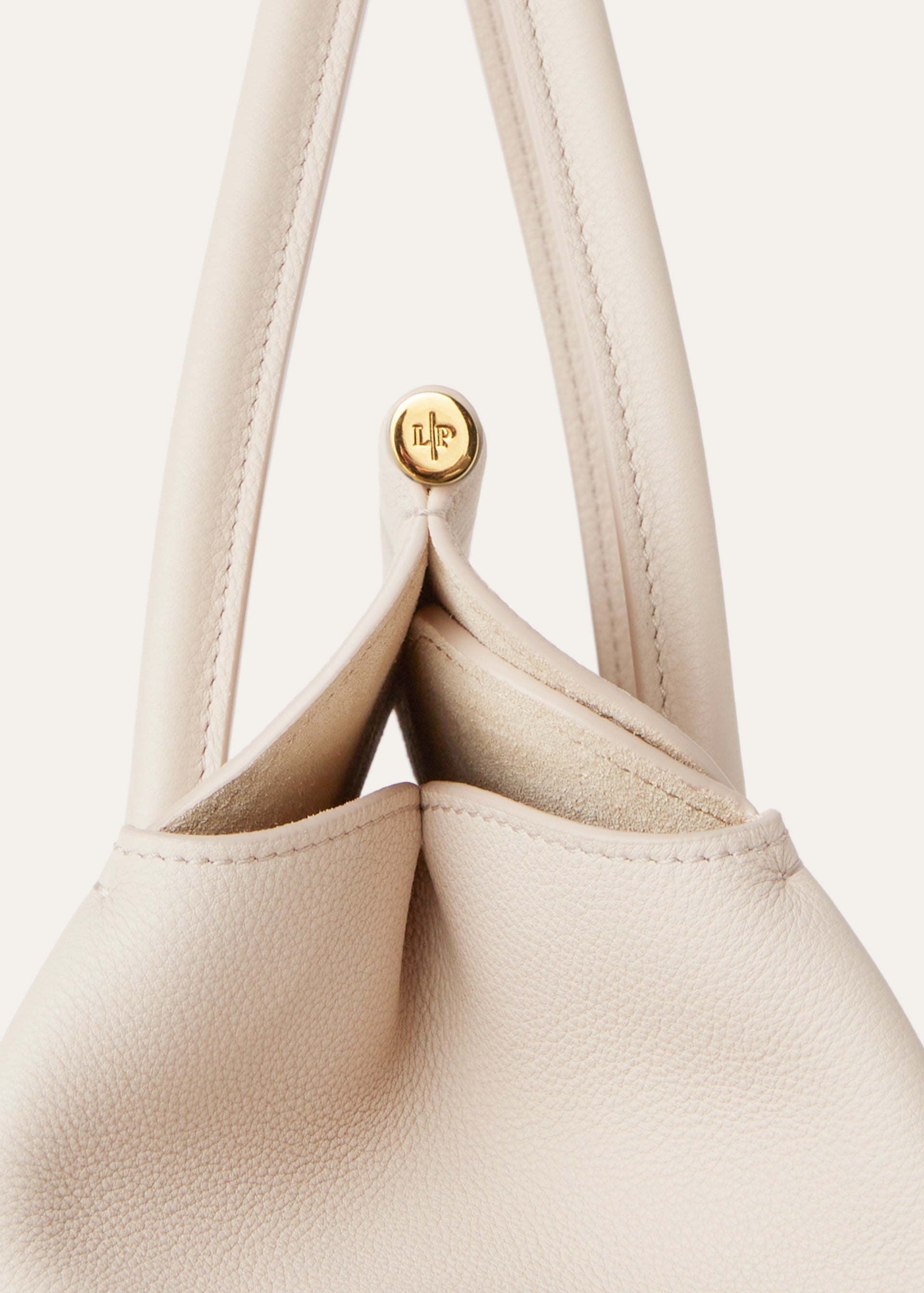 Loom bag van leer | BG_TRANSPARANT | Beige
