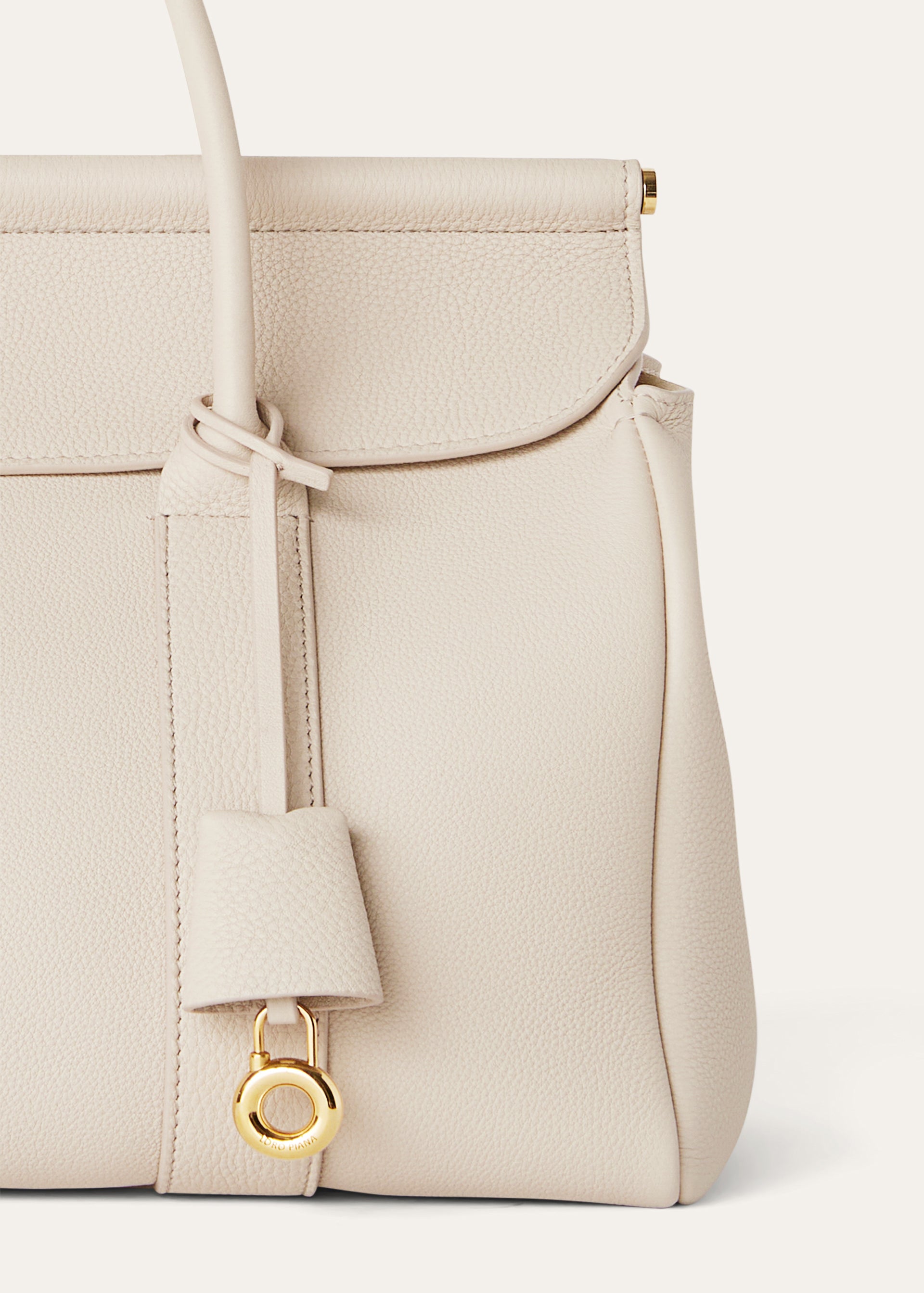 Loom bag van leer | BG_TRANSPARANT | Beige