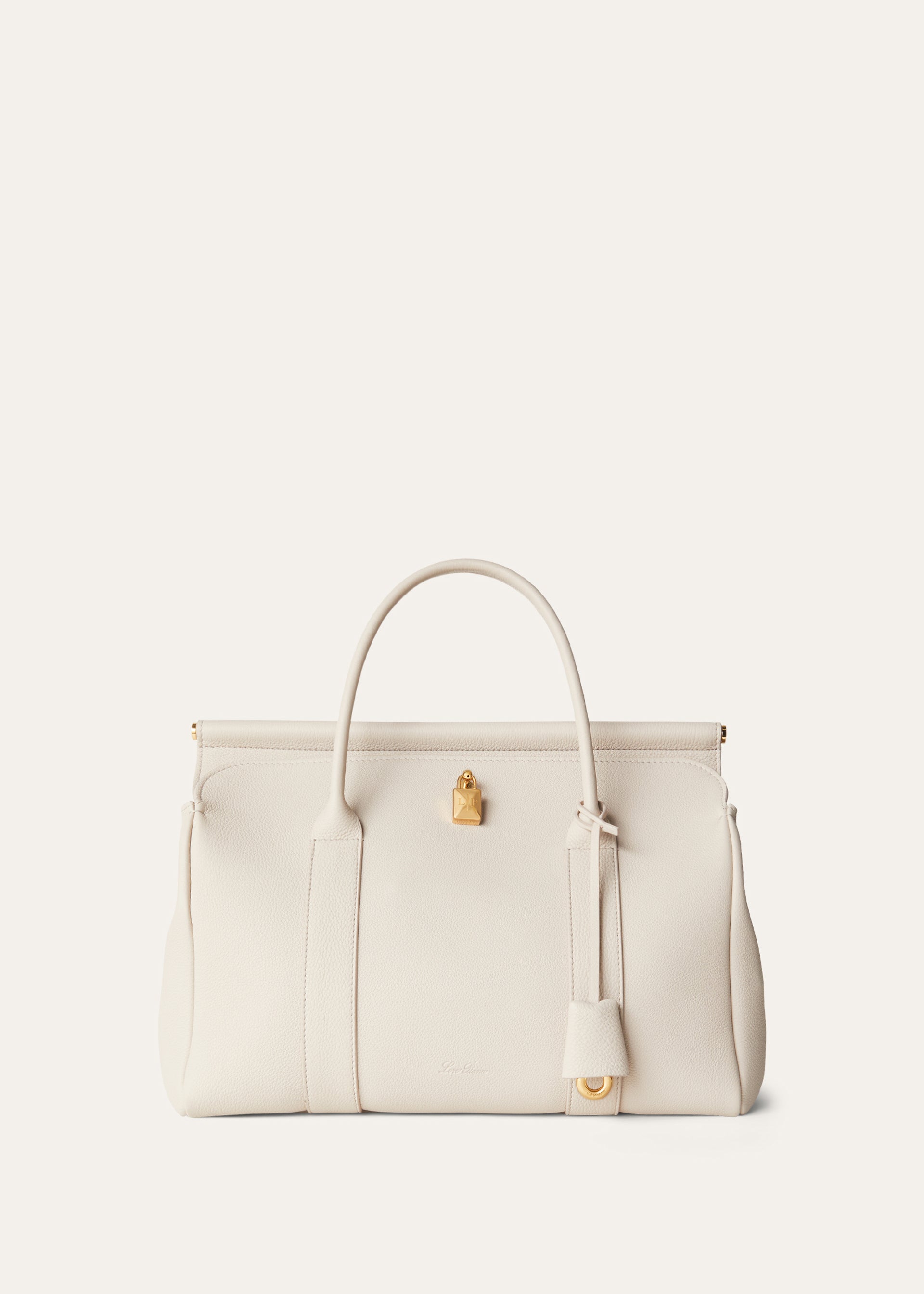 Loom bag van leer | BG_TRANSPARANT | Beige