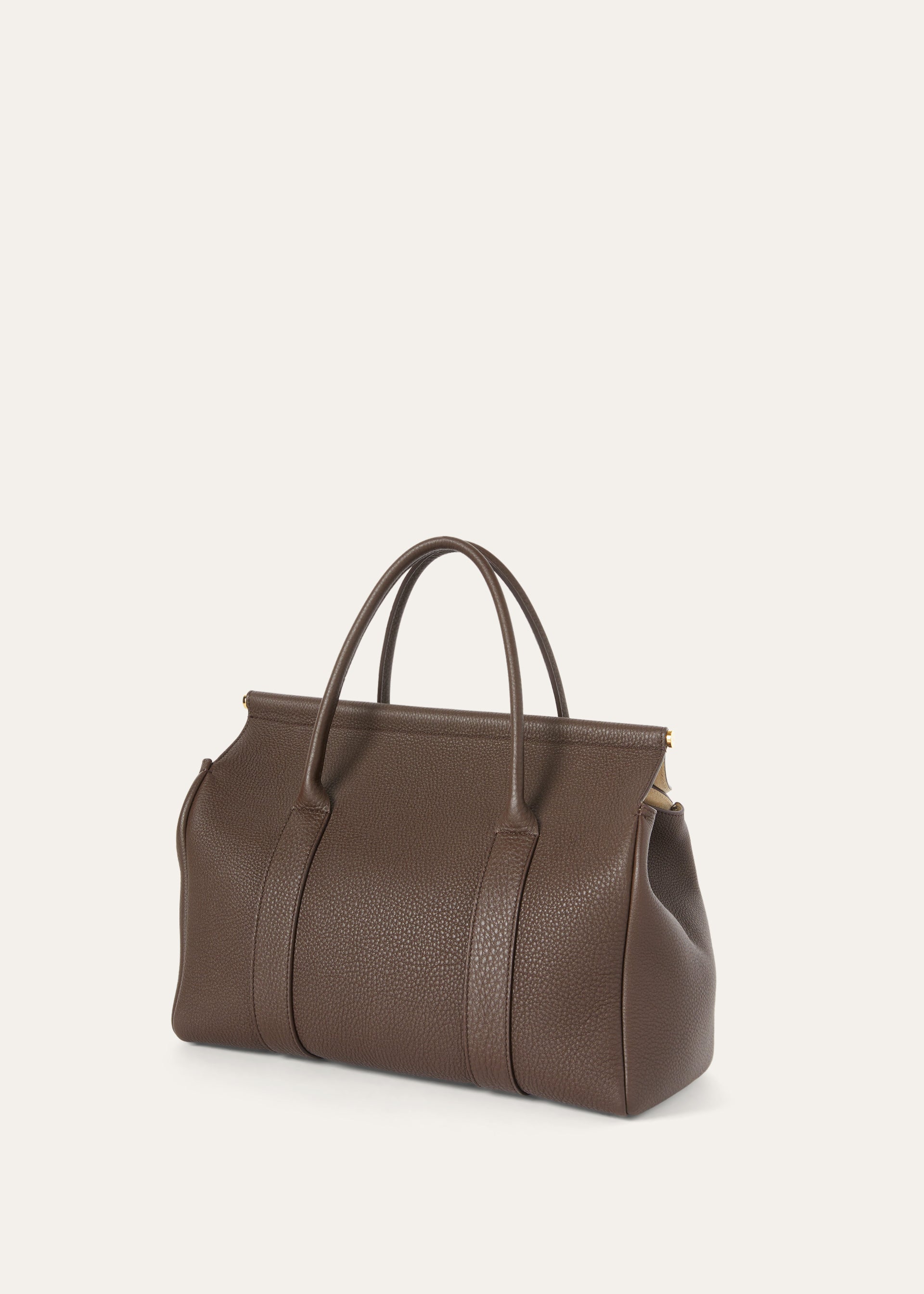 Loom bag van leer | BG_TRANSPARANT | TAUPE