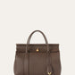 Loom bag van leer | BG_TRANSPARANT | TAUPE