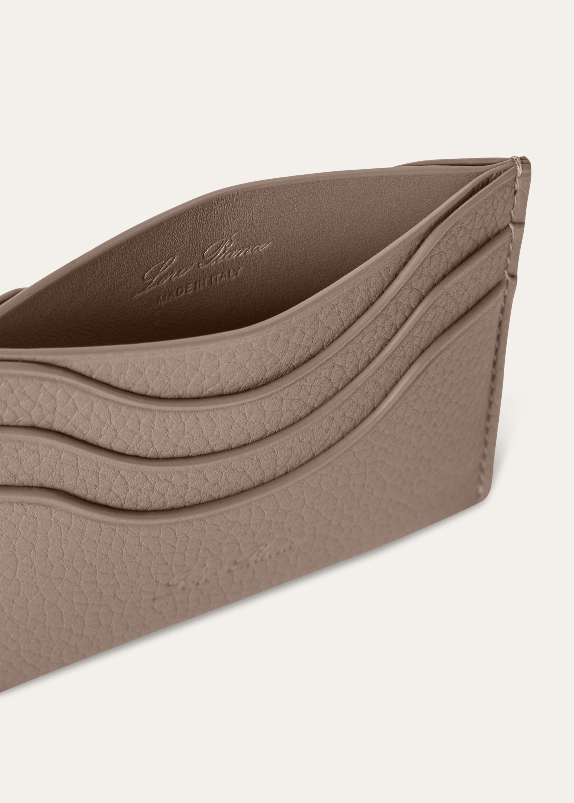 Leren cardholder | BG_TRANSPARENT | TAUPE