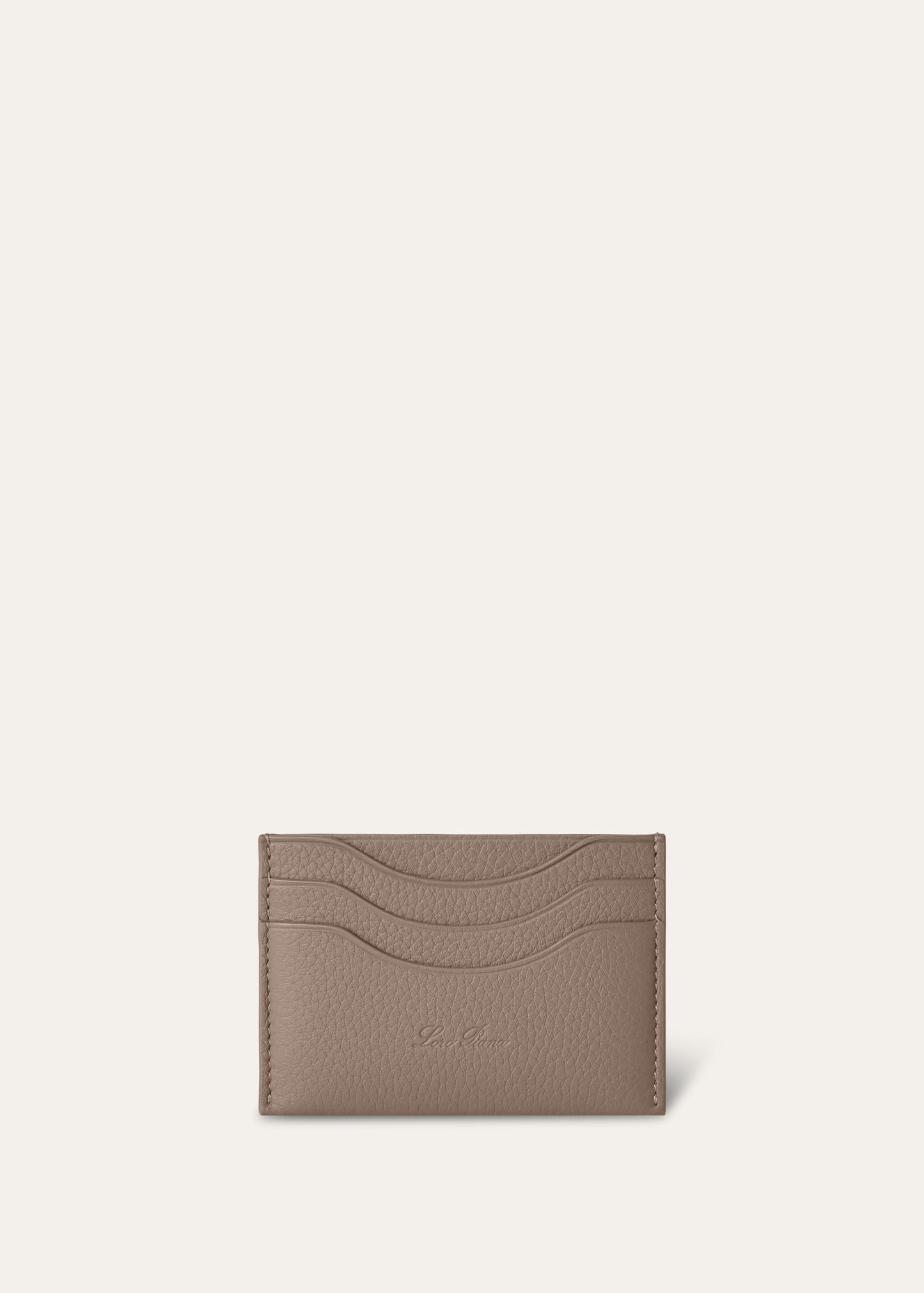 Leren cardholder |BG_TRANSPARENT | TAUPE