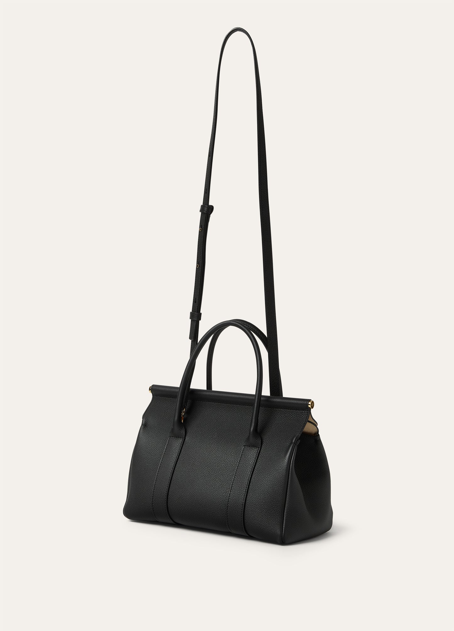 Loom bag van leer | BG_TRANSPRANT| Zwart