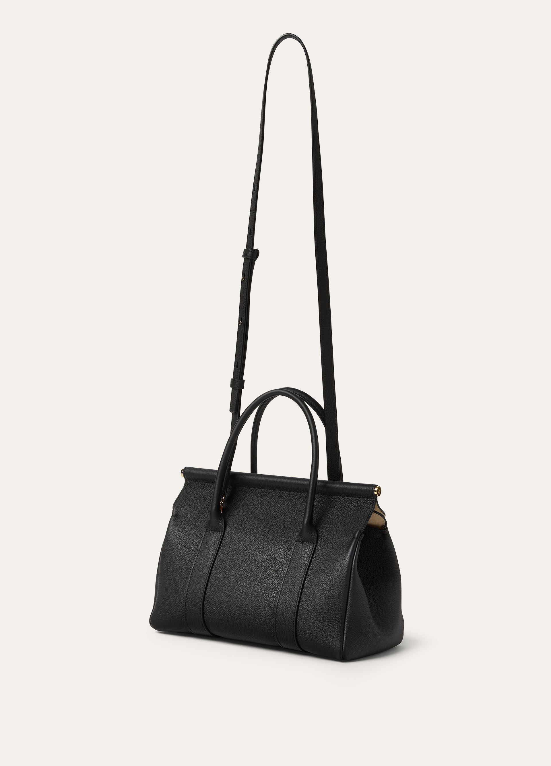 Loom bag van leer | BG_TRANSPRANT| Zwart