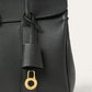 Loom bag van leer | BG_TRANSPRANT| Zwart