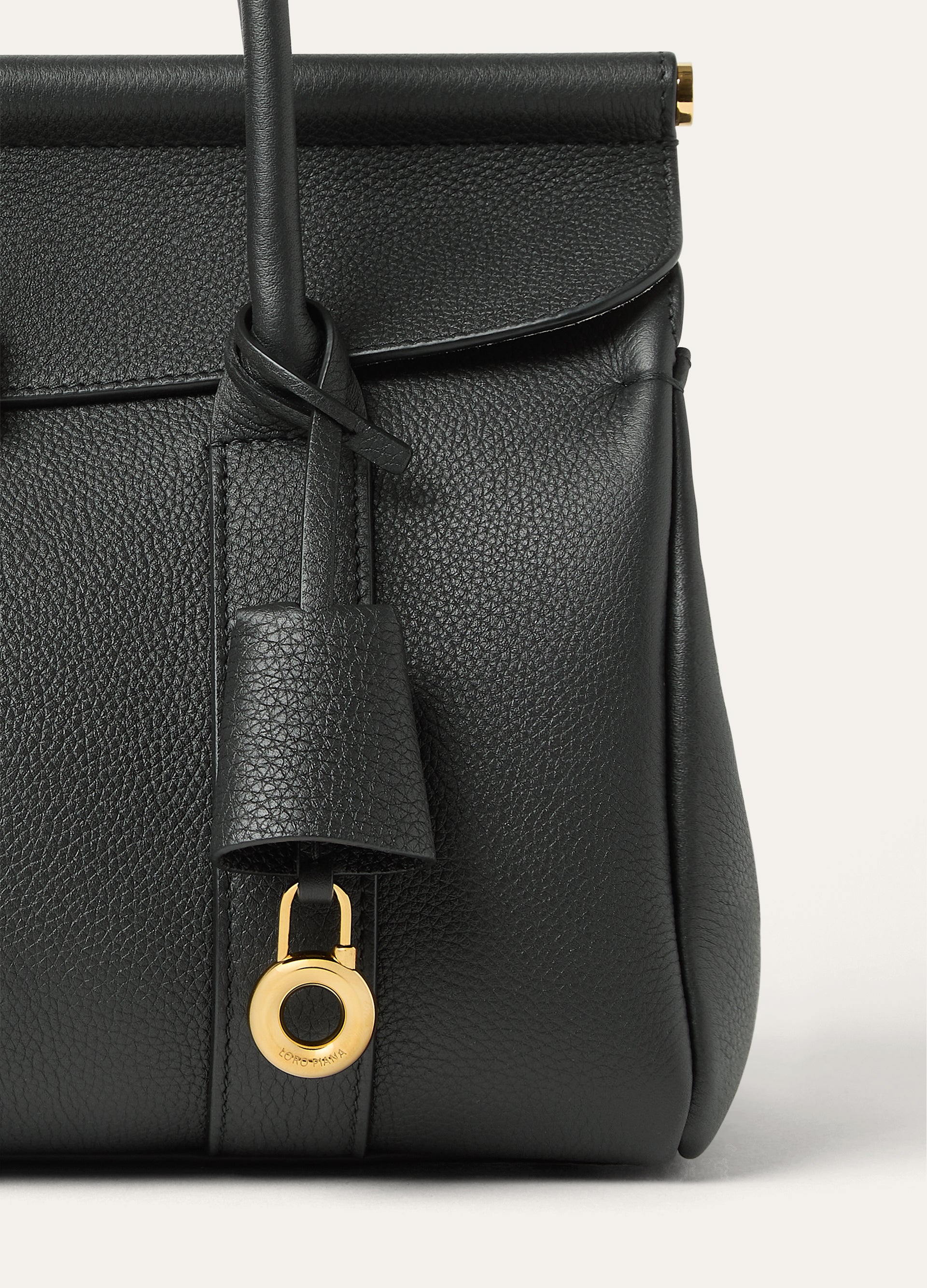 Loom bag van leer | BG_TRANSPRANT| Zwart