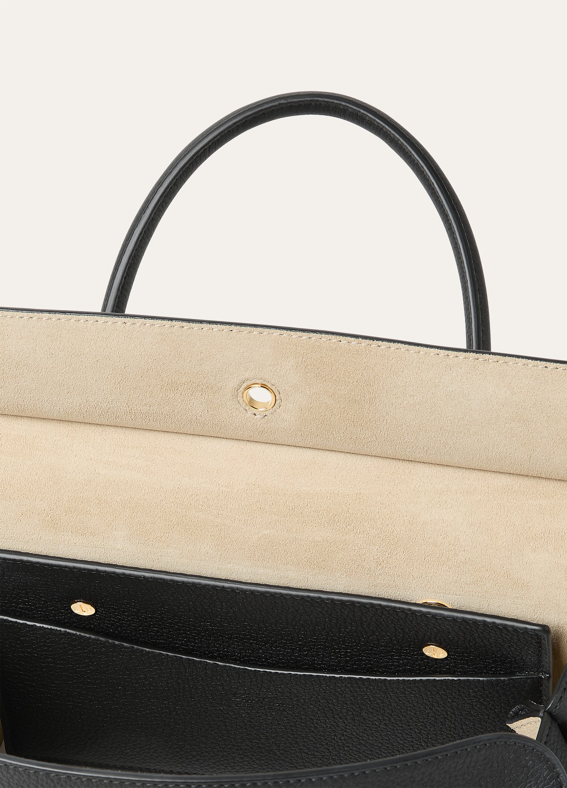 Loom bag van leer | BG_TRANSPRANT| Zwart