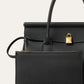 Loom bag van leer | BG_TRANSPRANT| Zwart