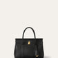 Loom bag van leer | BG_TRANSPRANT| Zwart