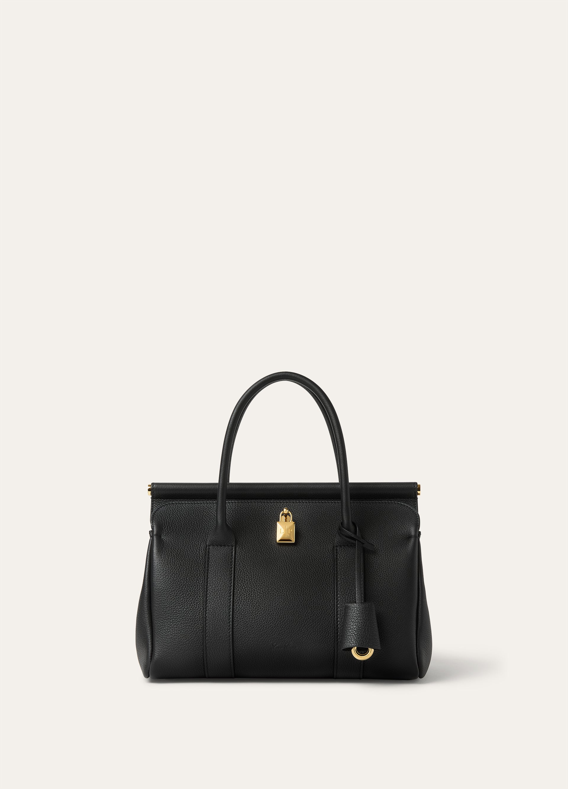 Loom bag van leer | BG_TRANSPRANT| Zwart