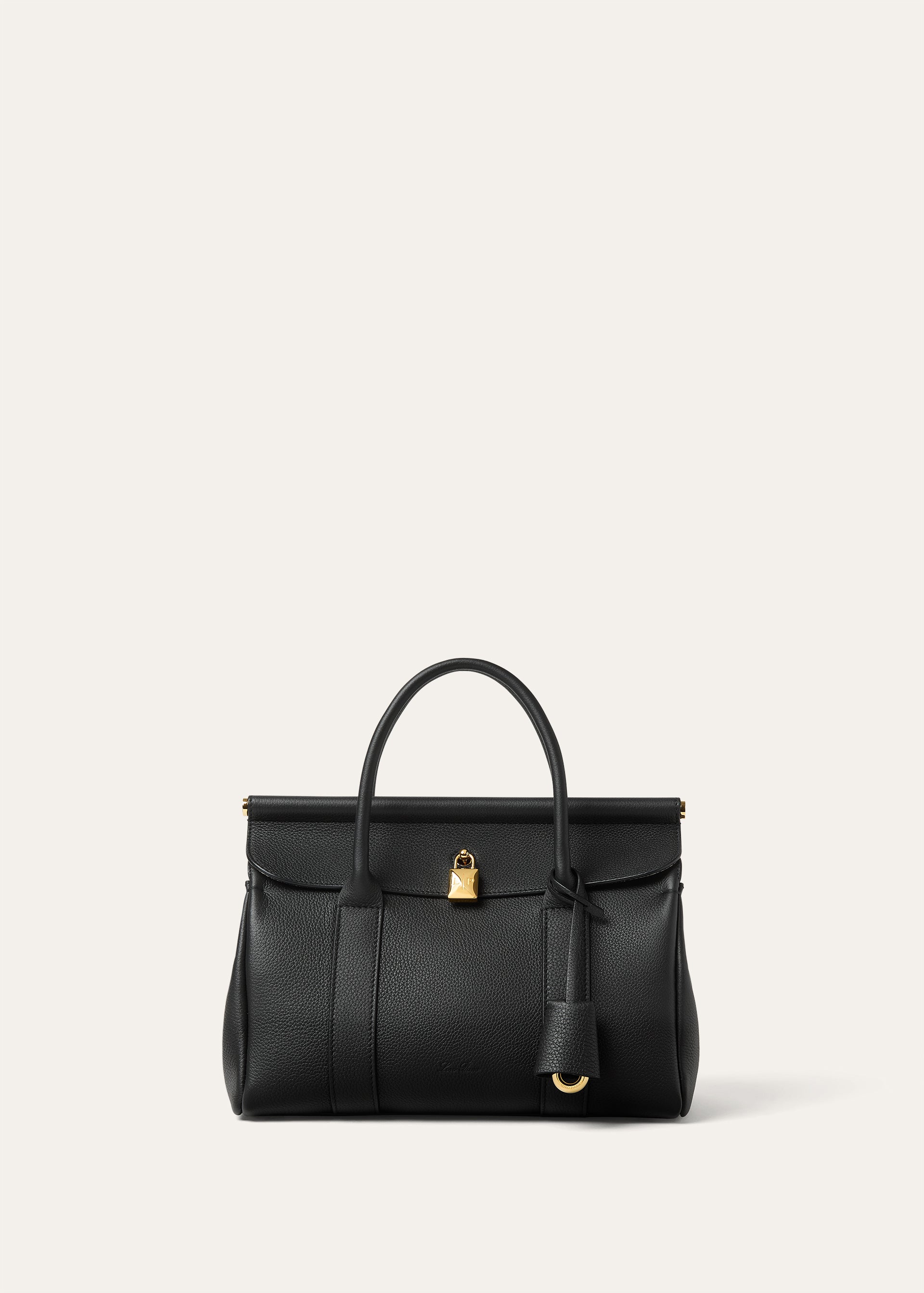 Loom bag van leer | BG_TRANSPRANT| Zwart