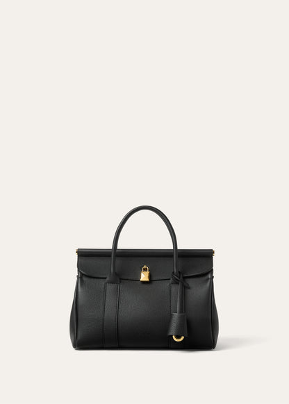 Loom bag van leer | BG_TRANSPRANT| Zwart