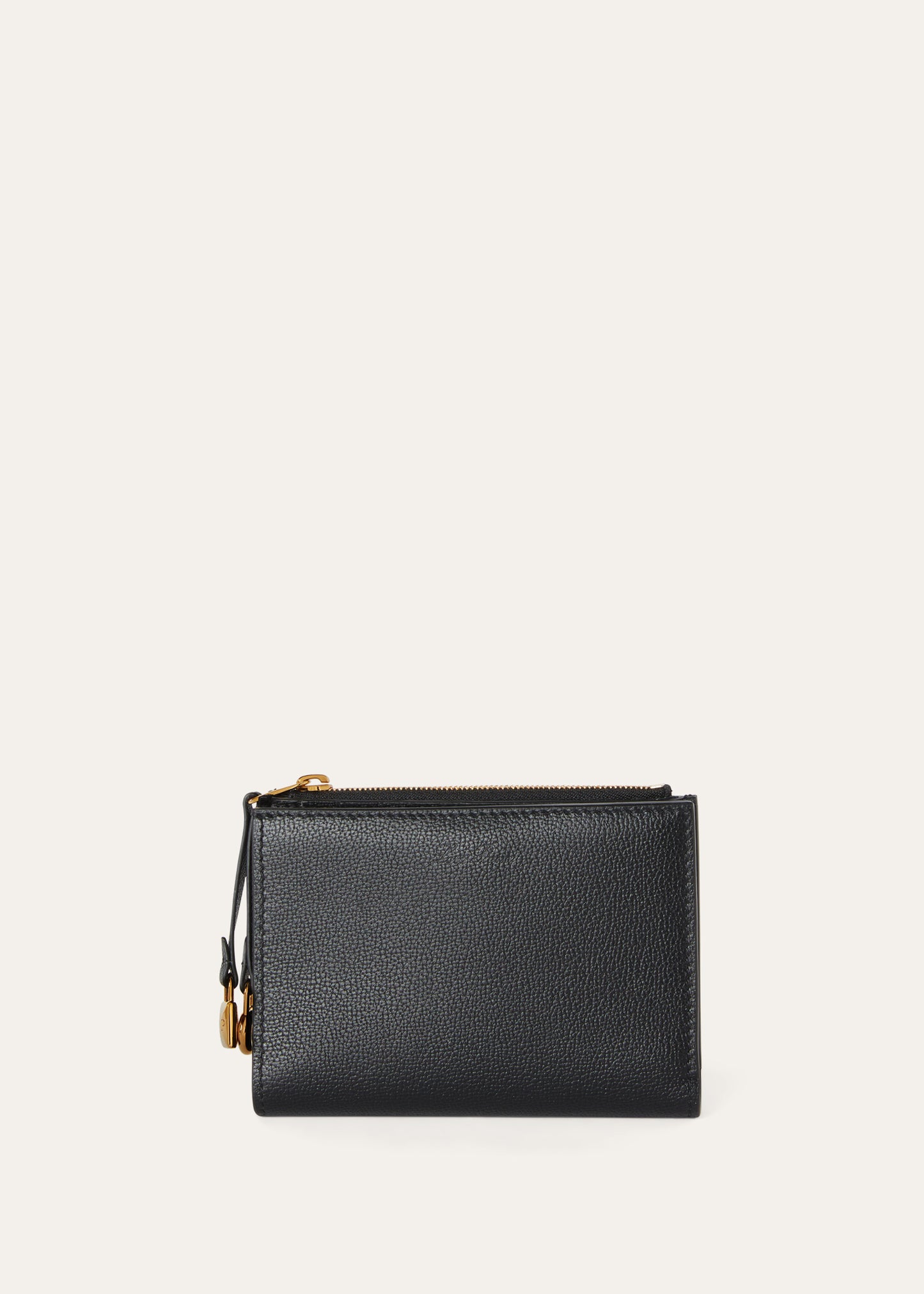 Bifold portemonnee van leer | BG_TRANSPARENT | Black