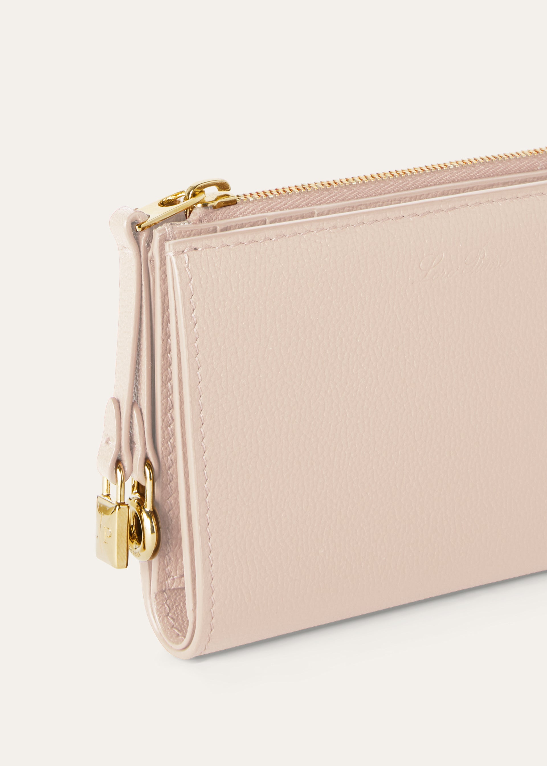 Bifold portemonnee van leer | BG_TRANSPARENT | Off-white
