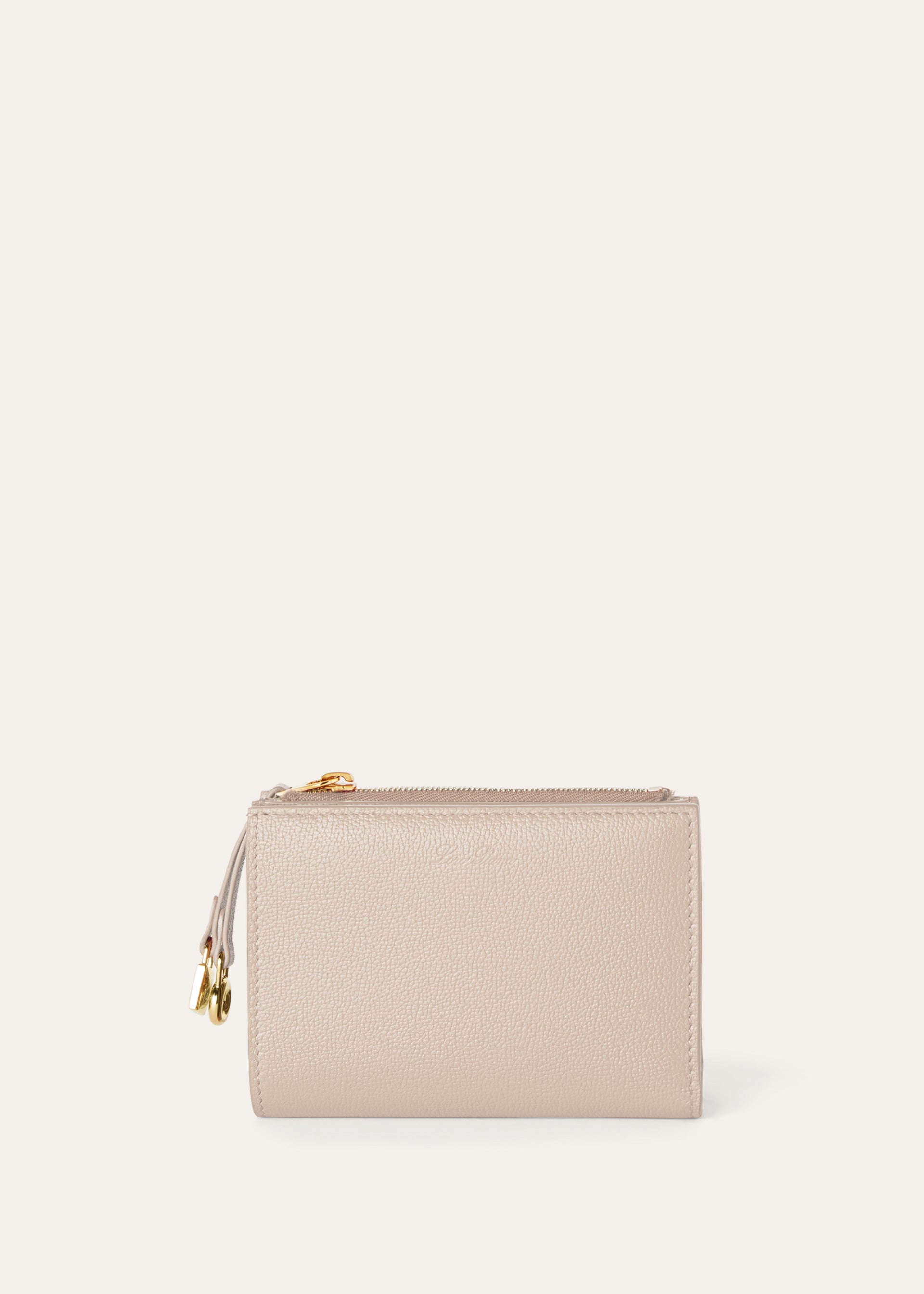 Bifold portemonnee van leer | BG_TRANSPARENT | Off-white