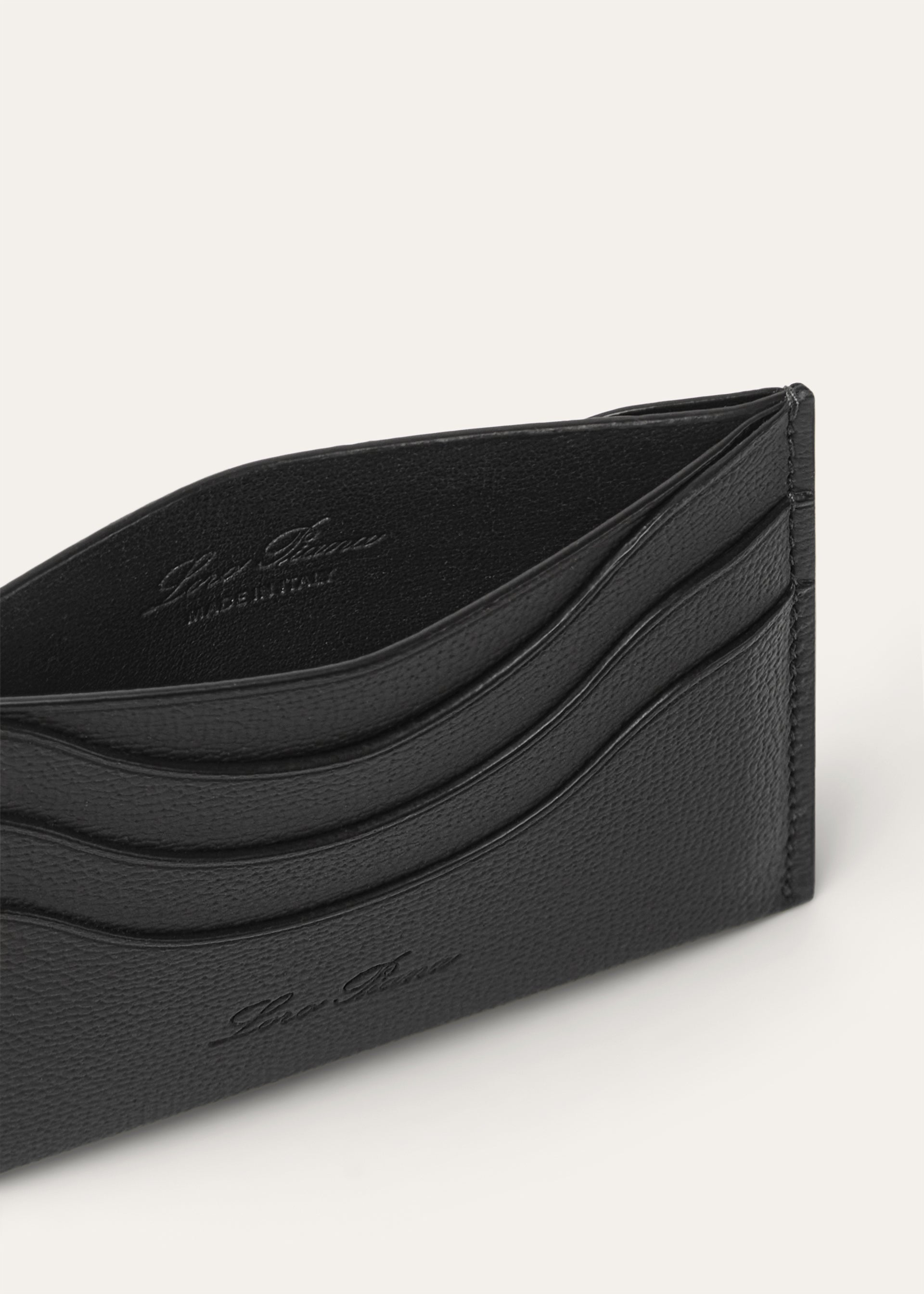 Leren cardholder | BG_TRANSPARENT | Zwart
