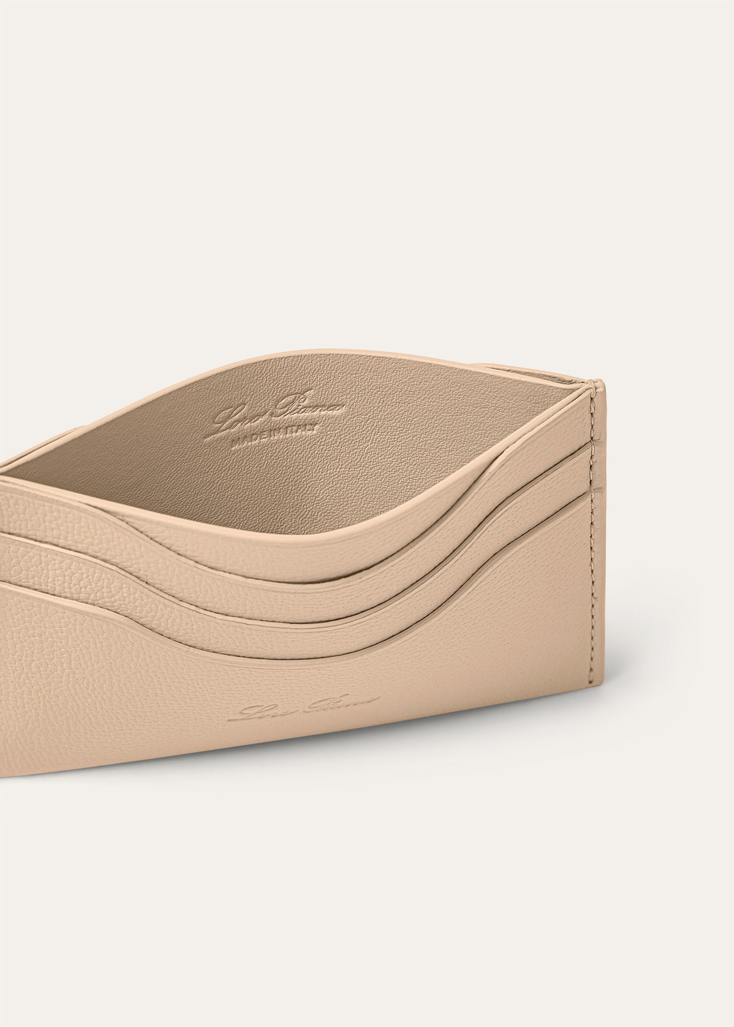 Leren cardholder | BG_TRANSPARENT | Beige