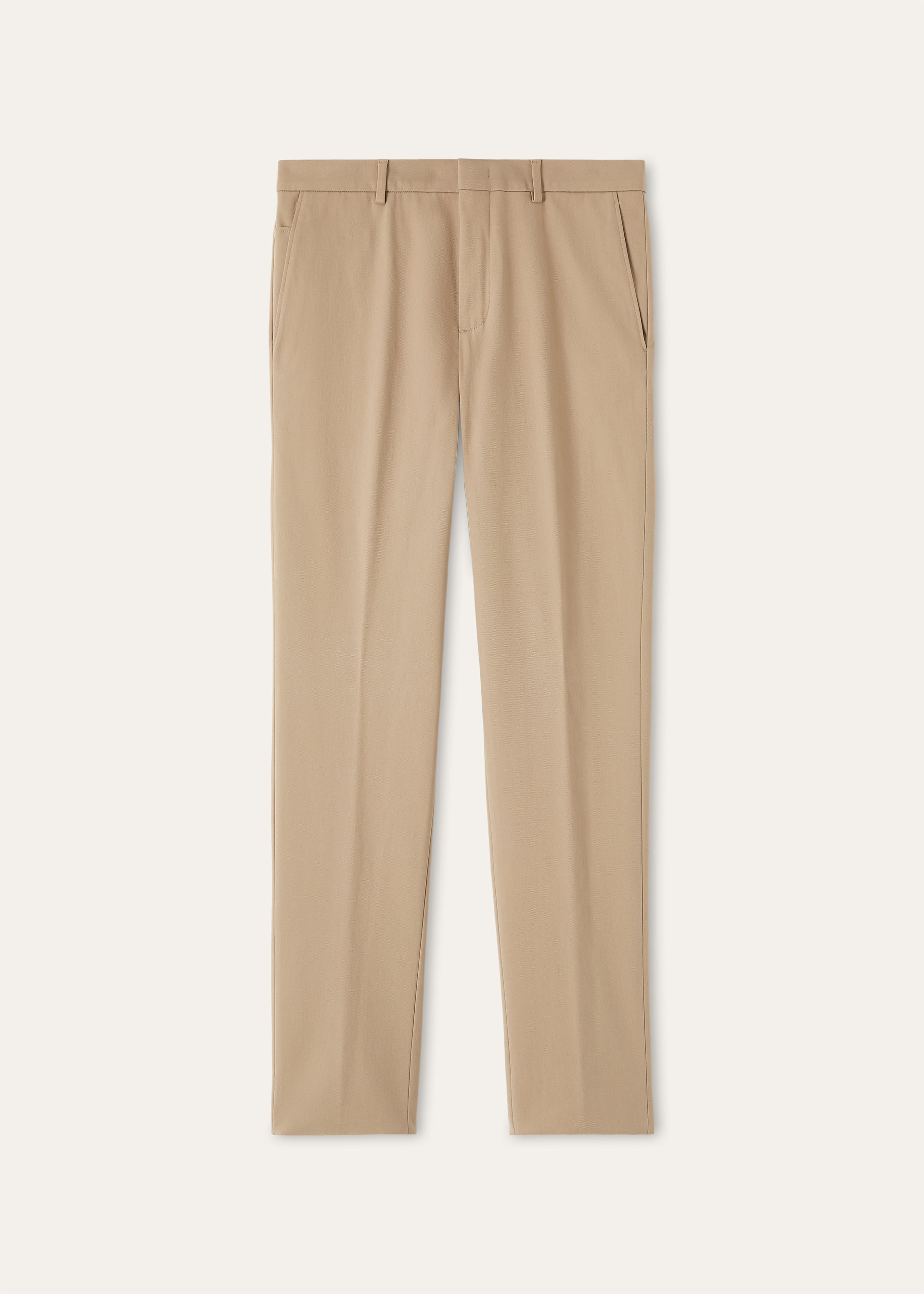 Jarno broek van katoen | Camel