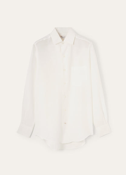 André linnen shirt | BG_TRANSPARENT | Wit