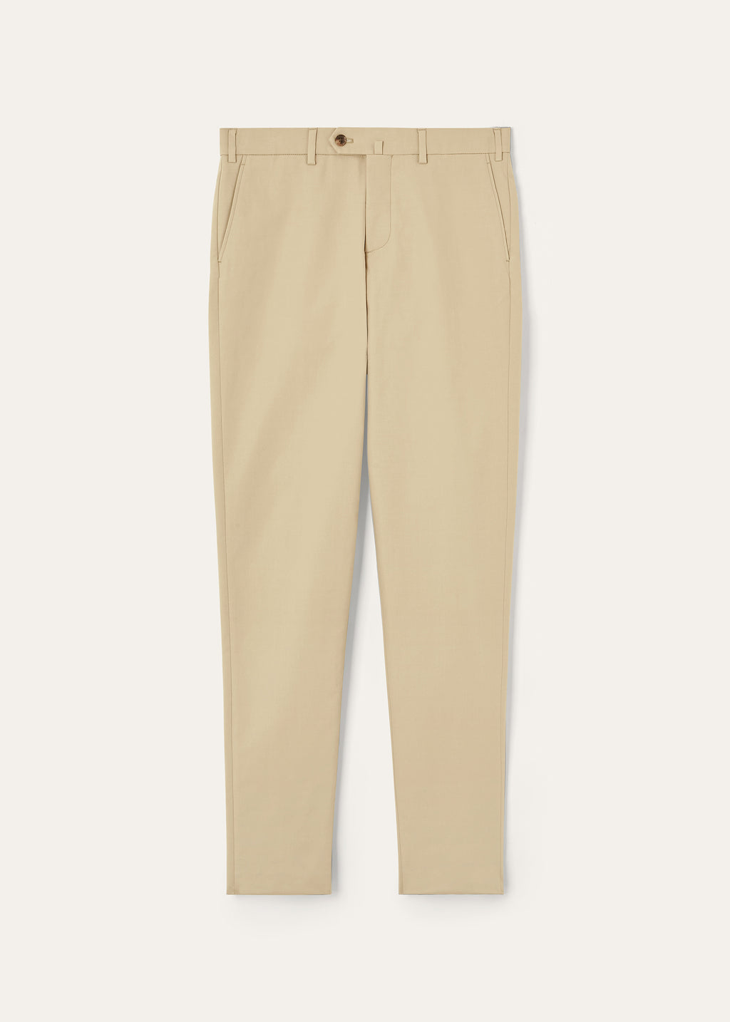 Pantalon van katoen | Beige