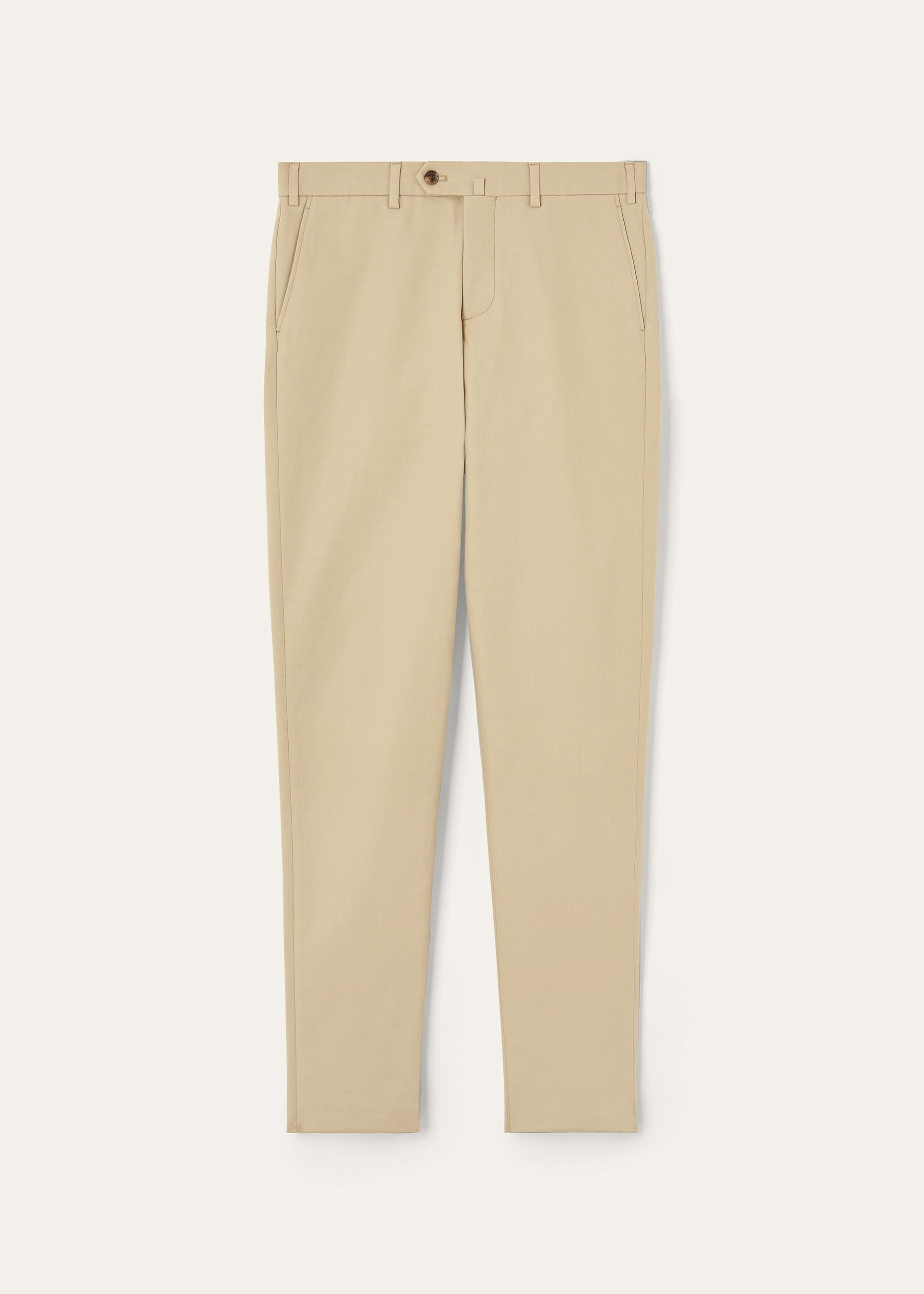 Pantalon van katoen | Beige