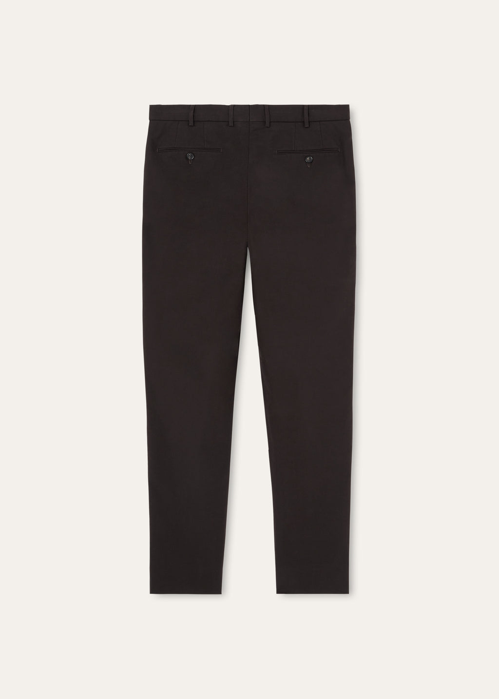 Pantalon van katoen | Bruin