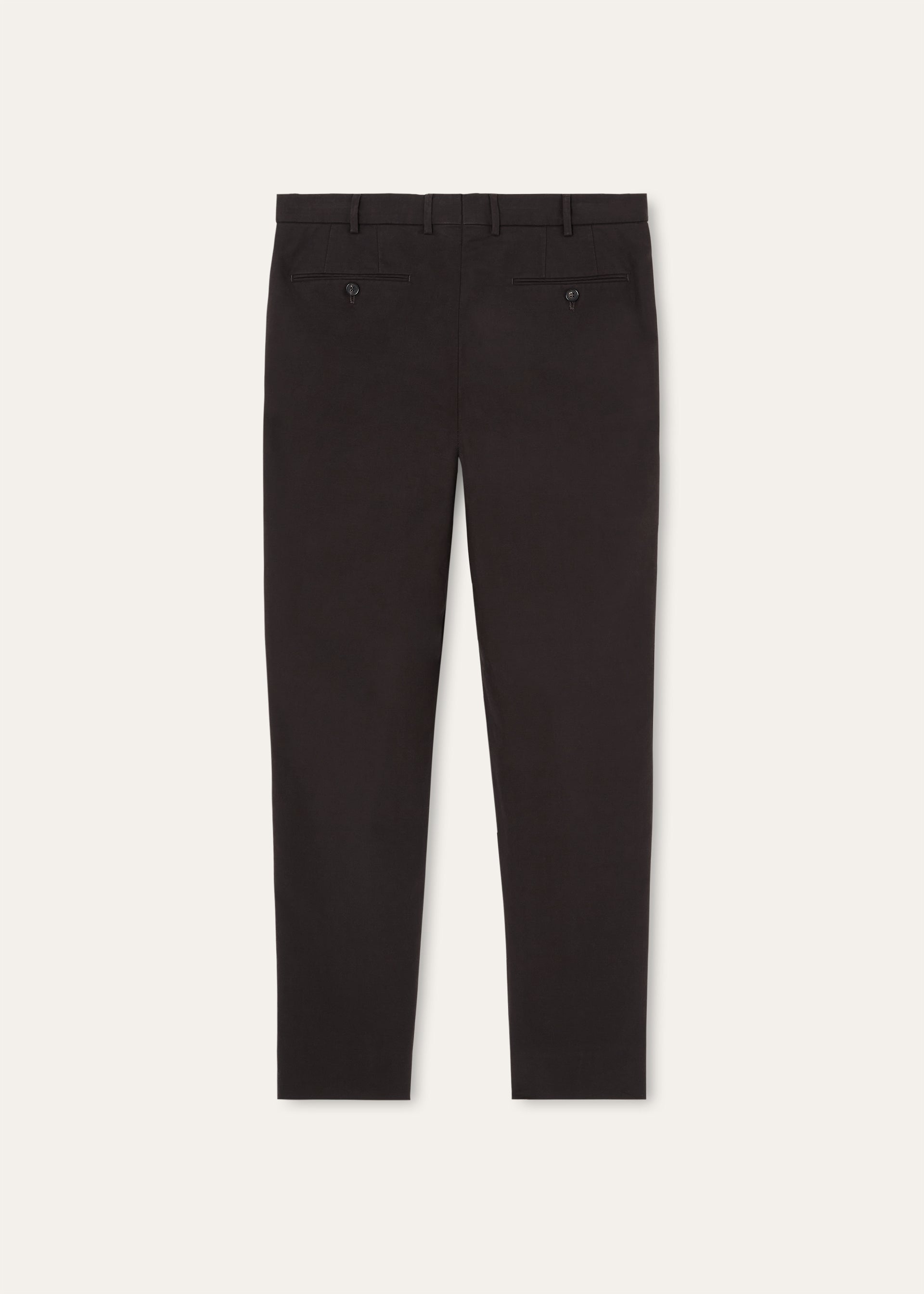 Pantalon van katoen | Bruin