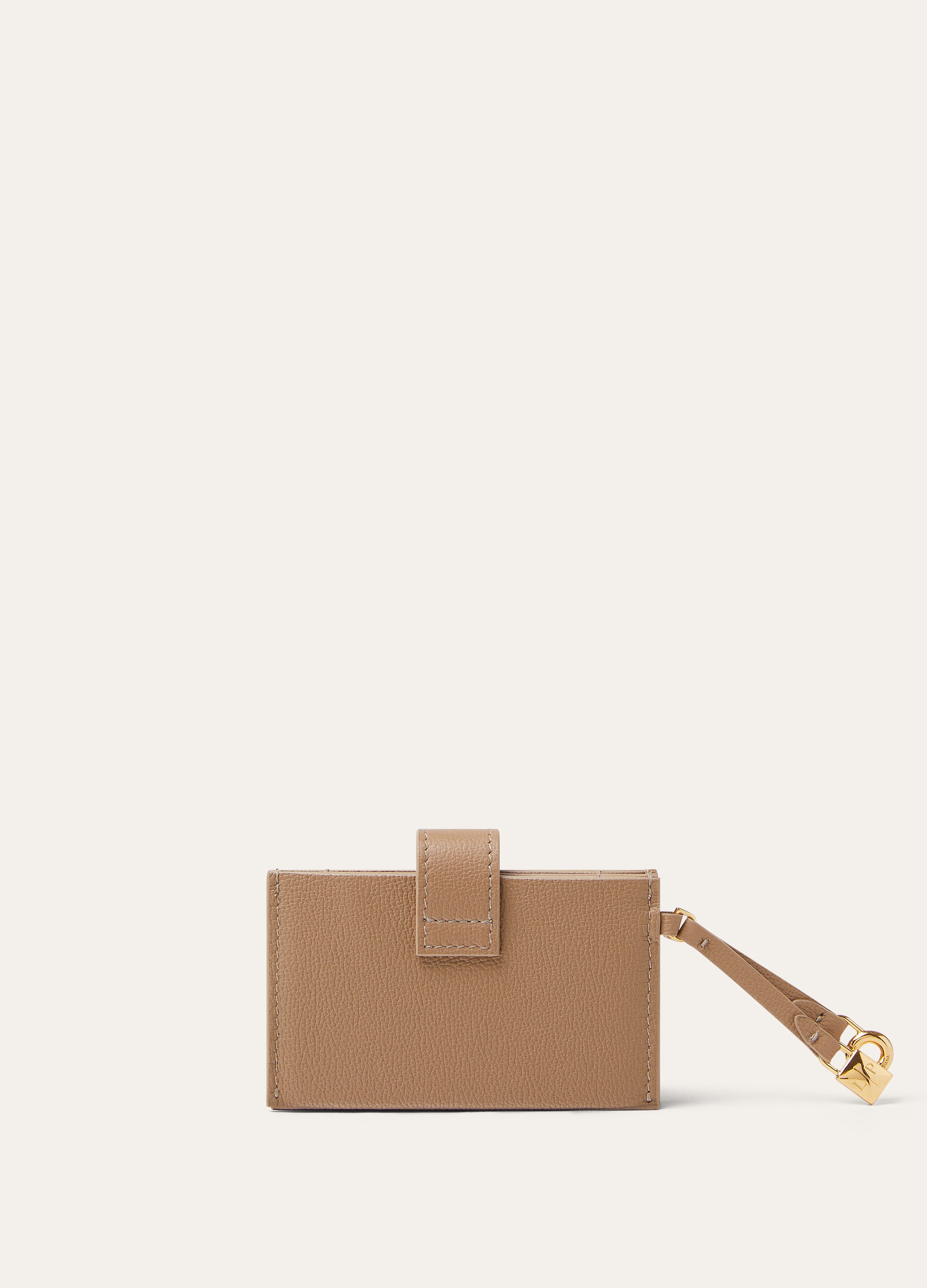 Leren kaarthouder | BG_TRANSPARENT | Beige