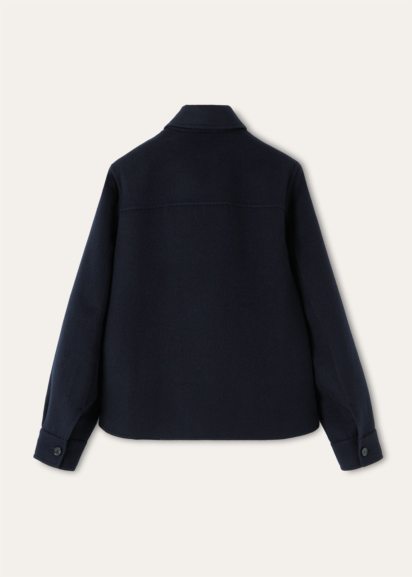 Yannis cashmere overshirt | BG_TRANSPARENT | BLUE NAVY