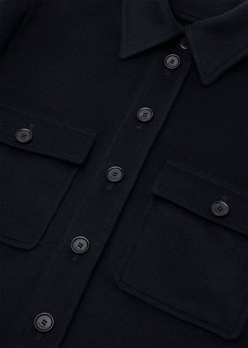 Yannis cashmere overshirt | FULL_WIDTH | BG_TRANSPARENT | BLUE NAVY