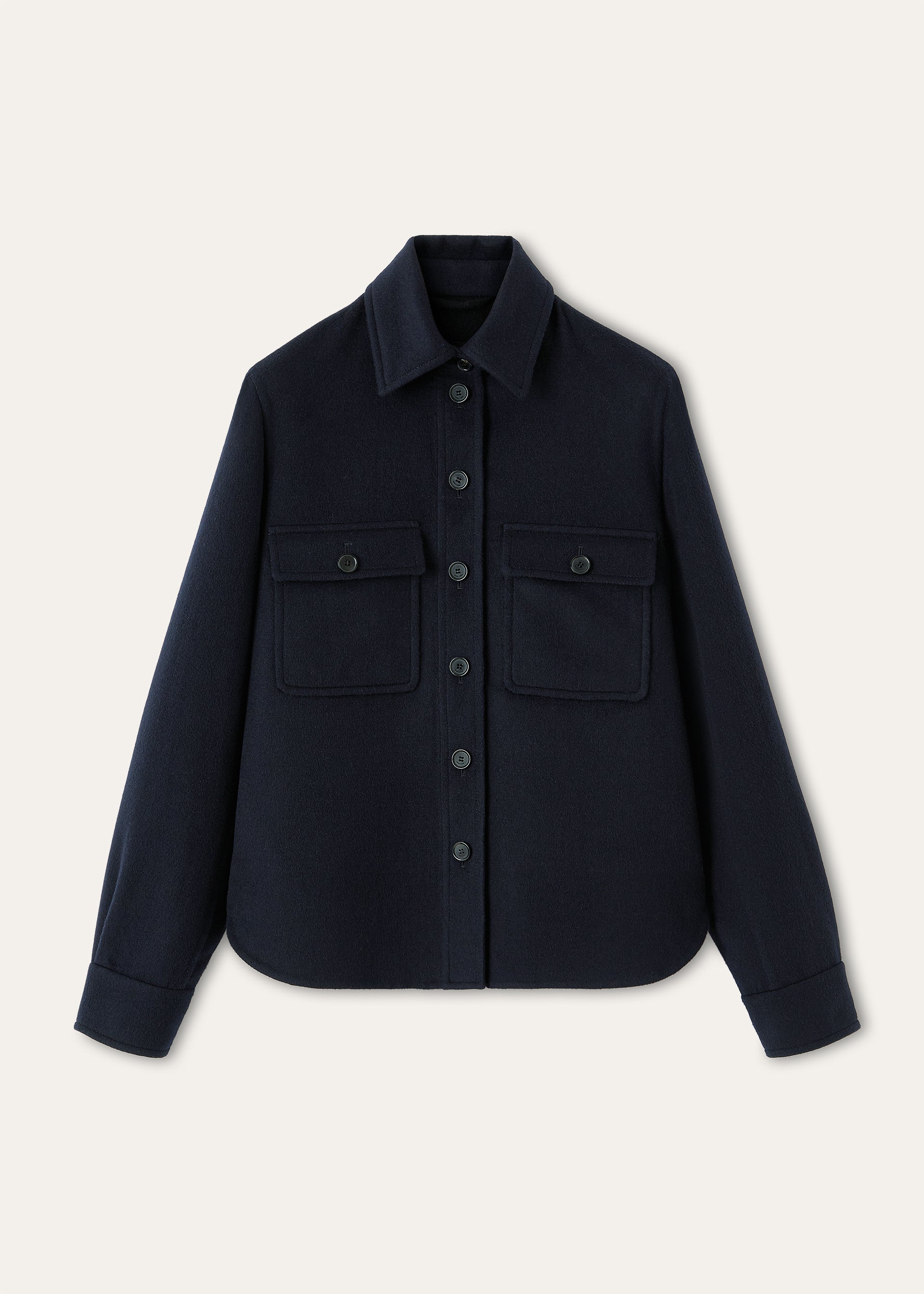 Yannis cashmere overshirt | BG_TRANSPARENT | BLUE NAVY