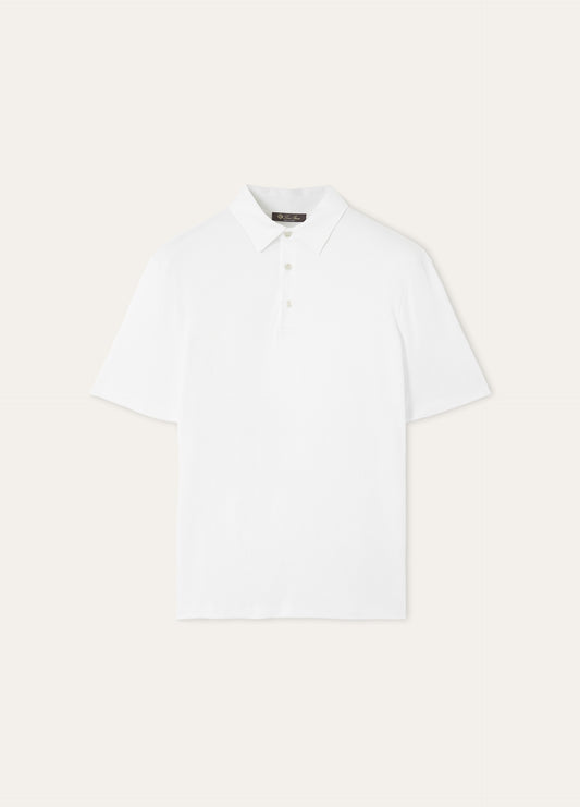 Poloshirt van katoen | BG_TRANSPARENT | Wit