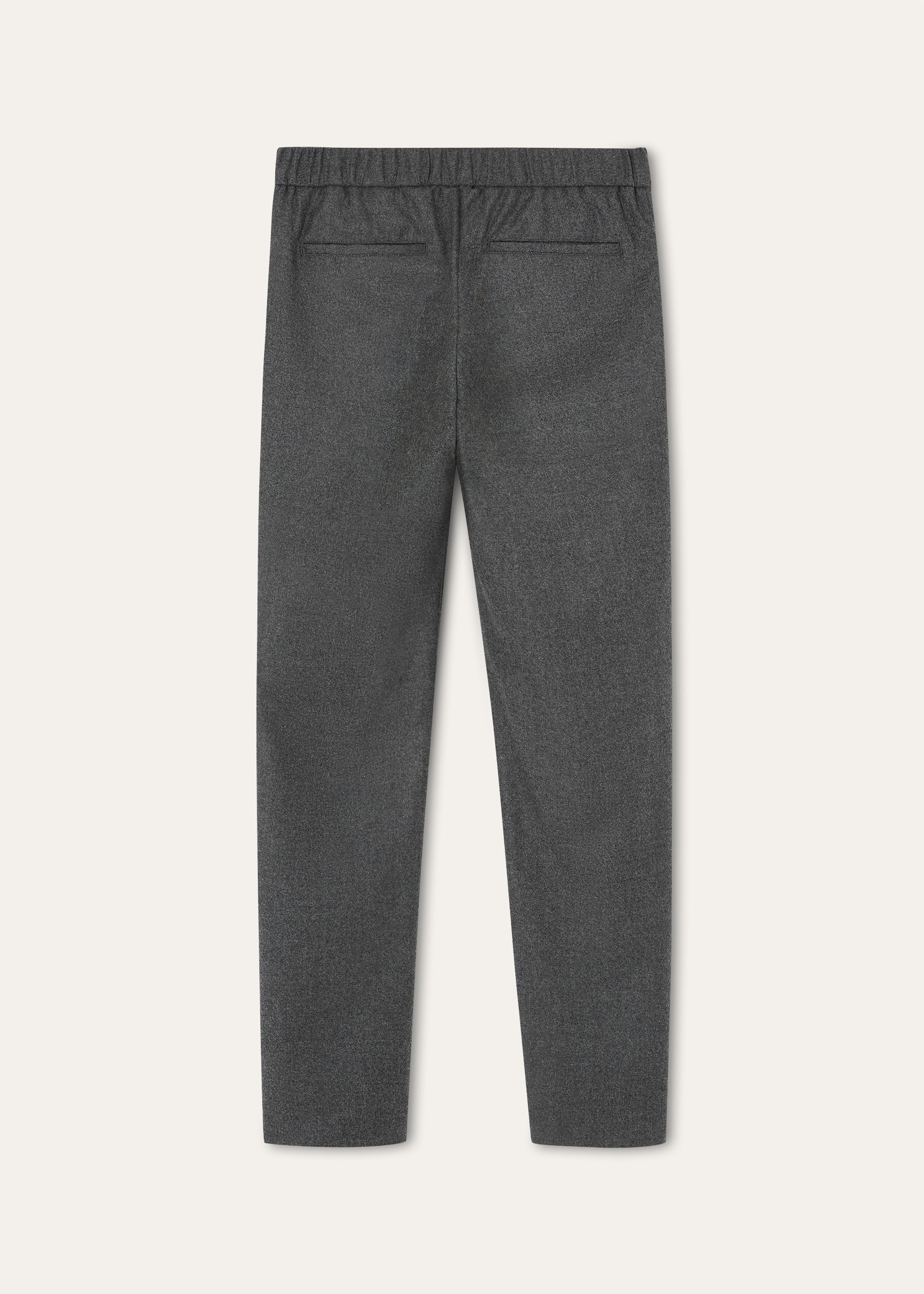 Pantalon van wol en cashmere | BG_TRANSPARENT | Grijs