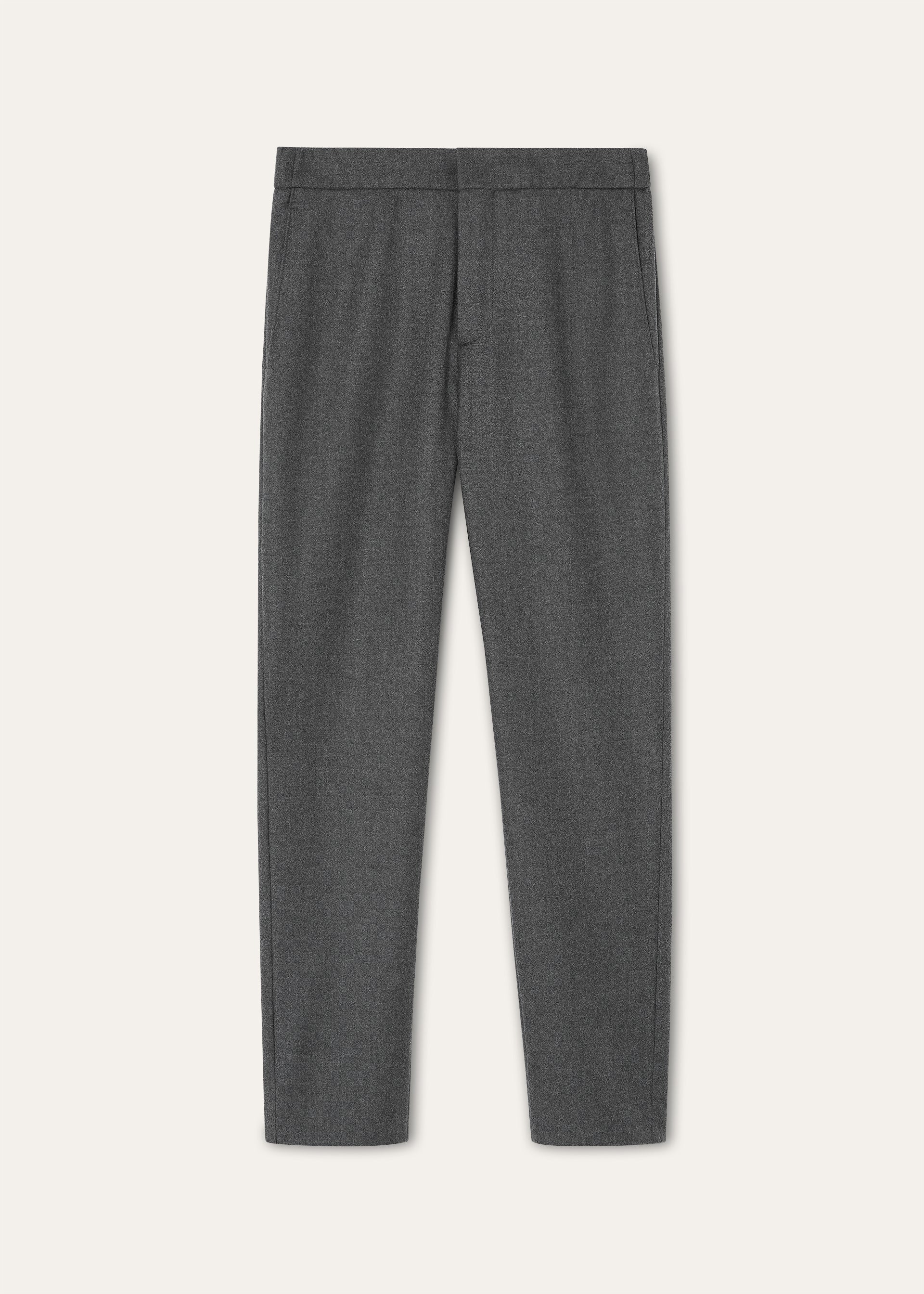 Pantalon van wol en cashmere | BG_TRANSPARENT | Grijs
