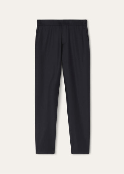 Pantalon van wol en cashmere | BG_TRANSPARENT | BLUE NAVY