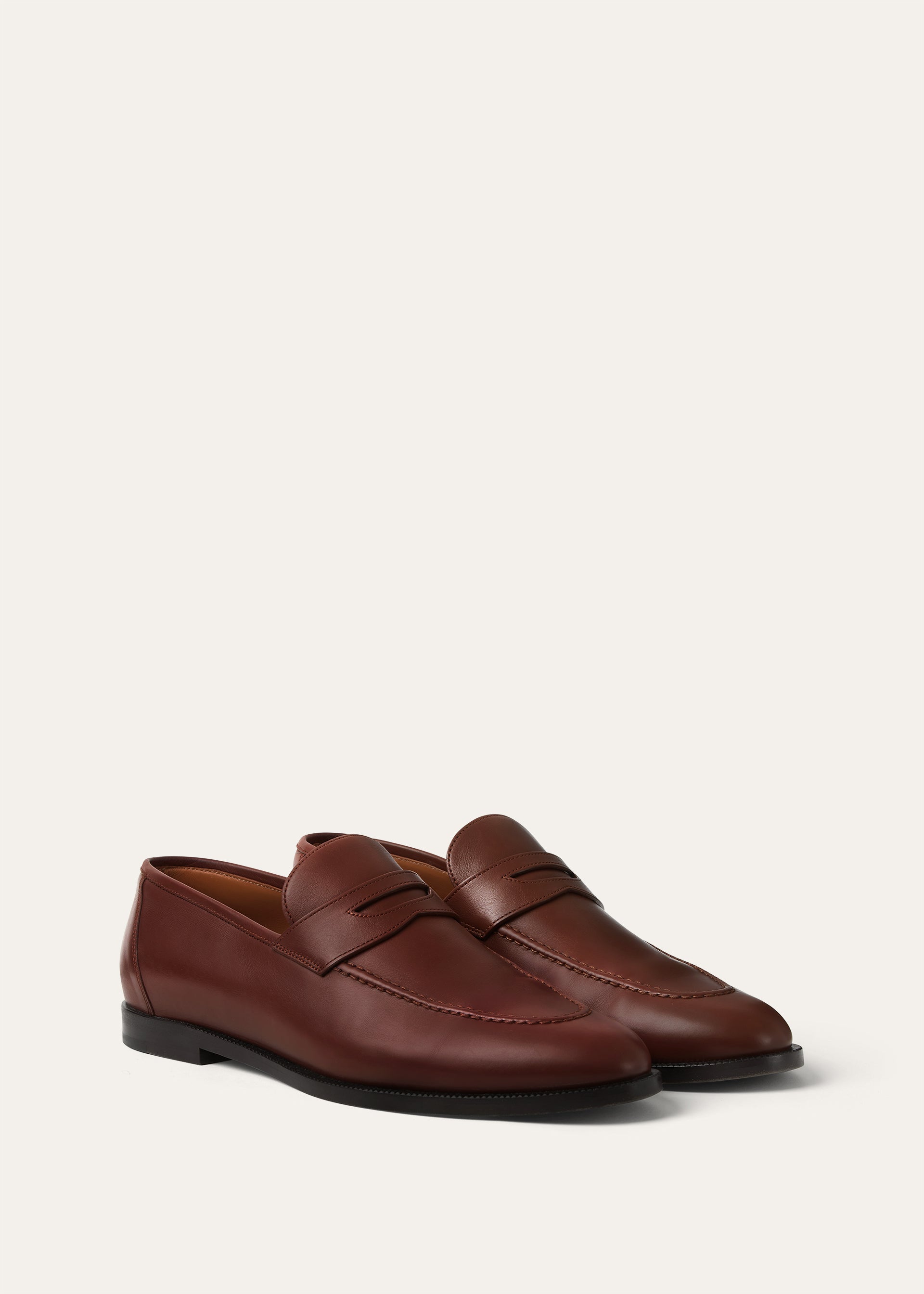 Sergio loafers van leer | BG_TRANSPARENT | Bruin