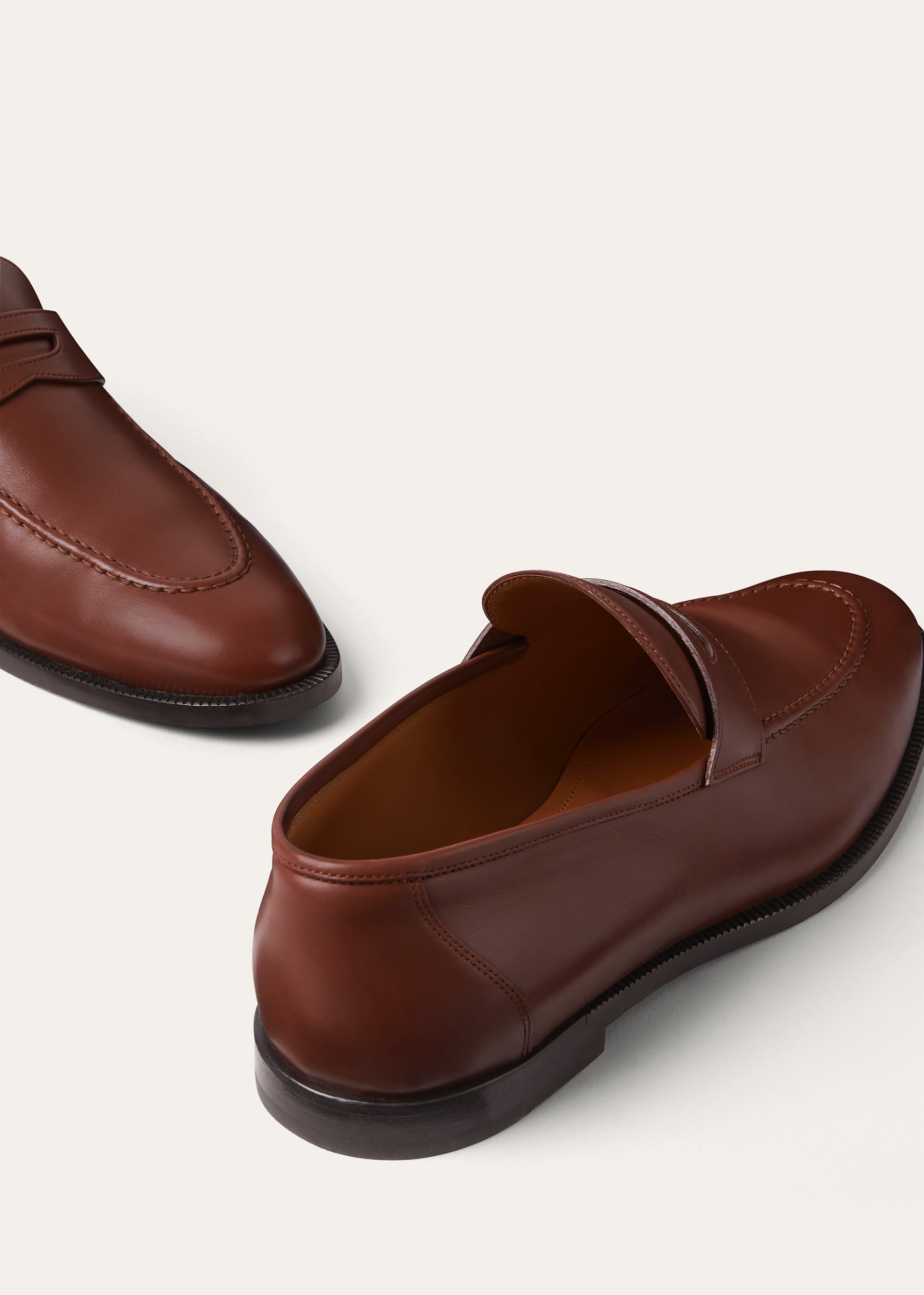 Sergio loafers van leer | BG_TRANSPARENT | Bruin