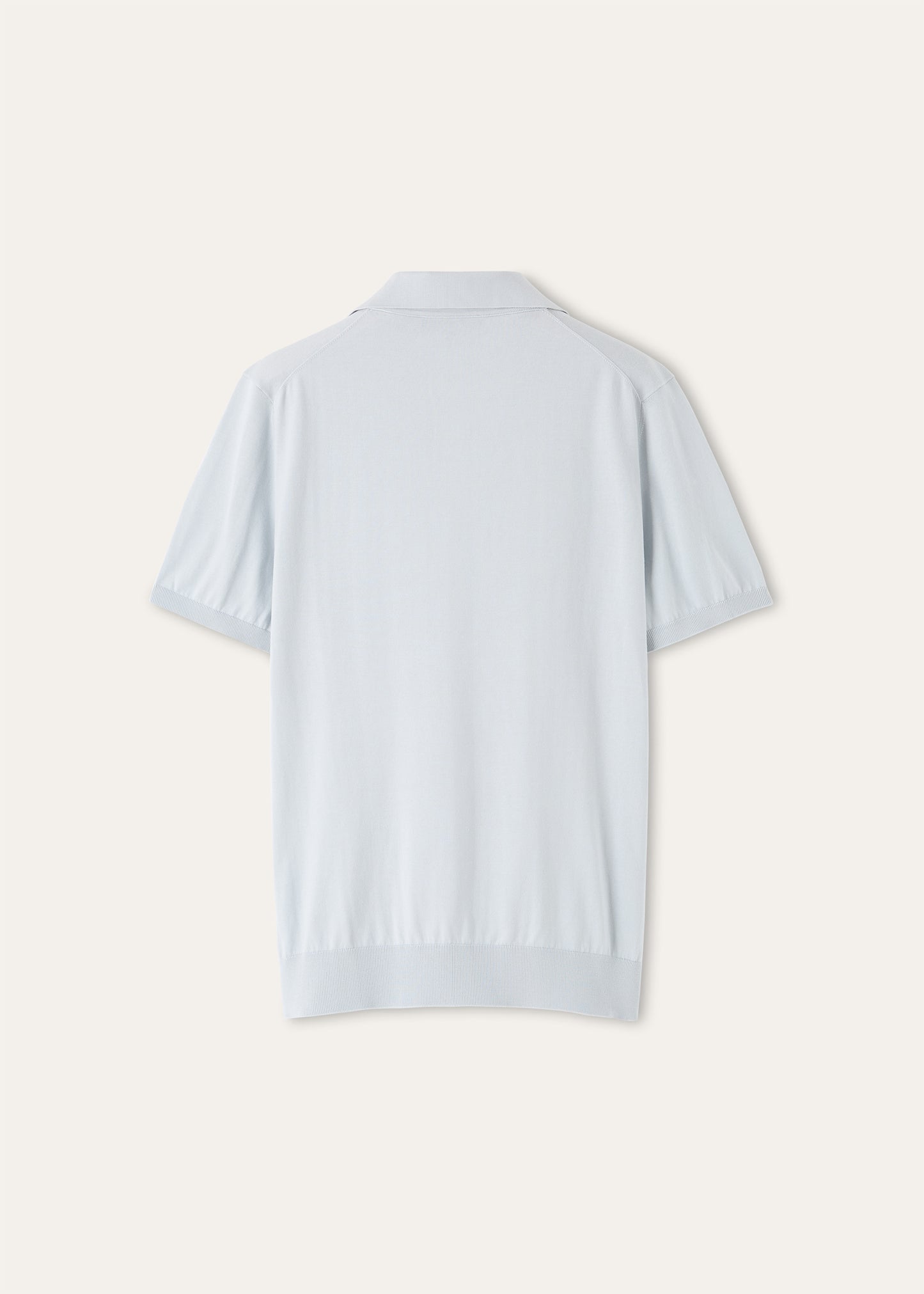 Polo shirt van katoen | BG_TRANSPARENT | L.Blauw