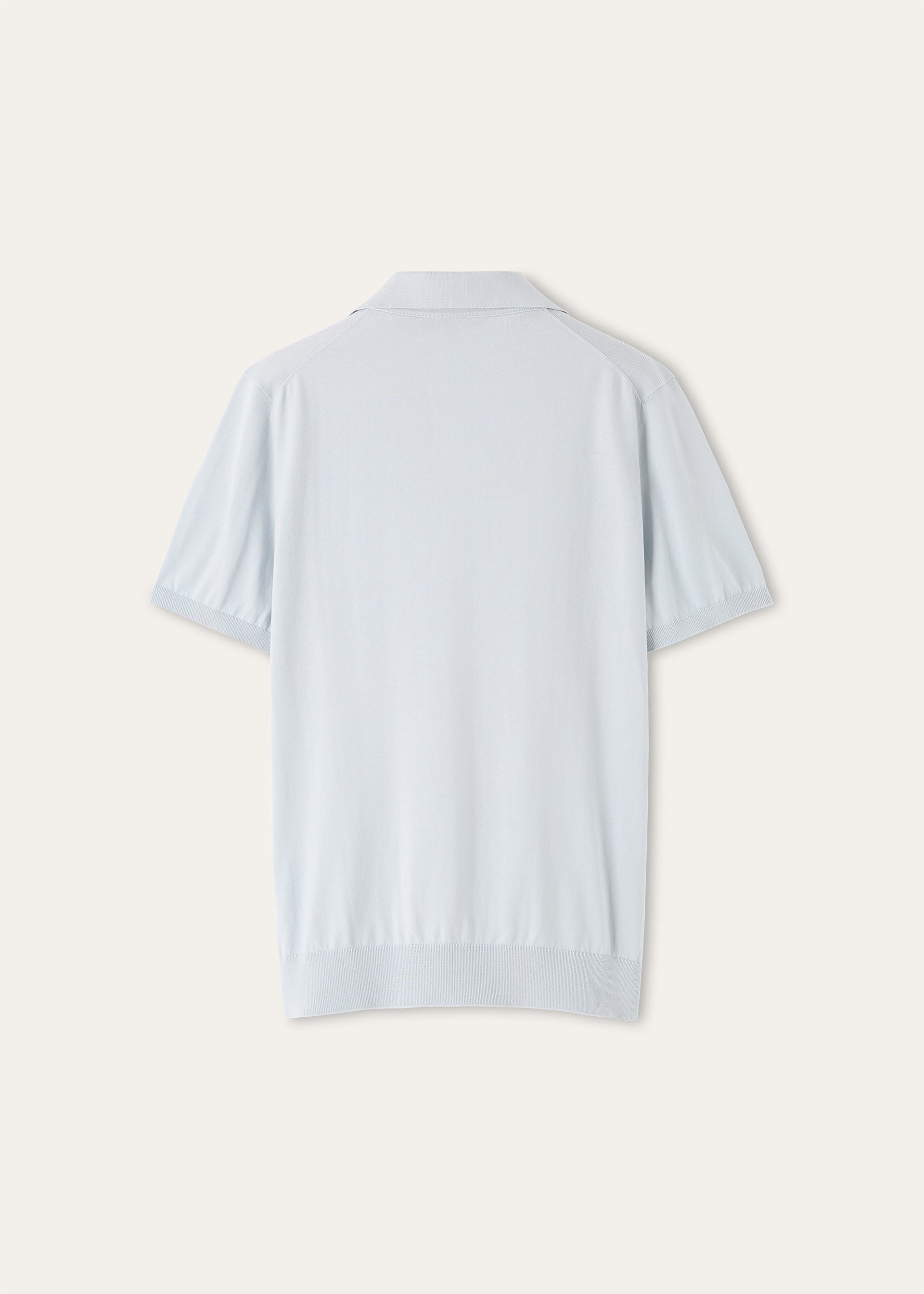 Polo shirt van katoen | BG_TRANSPARENT | L.Blauw