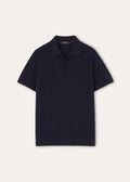 Polo shirt van katoen | BLUE NAVY