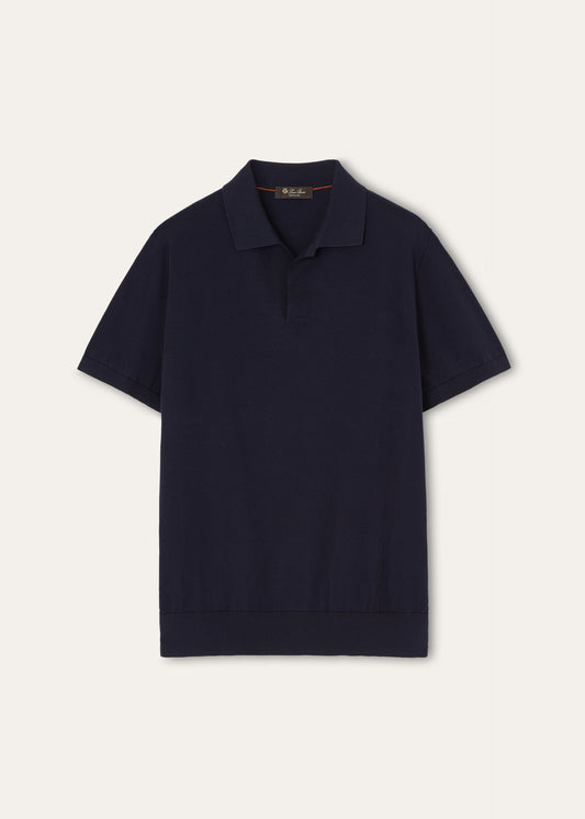Polo shirt van katoen | BG_TRANSPARENT | BLUE NAVY