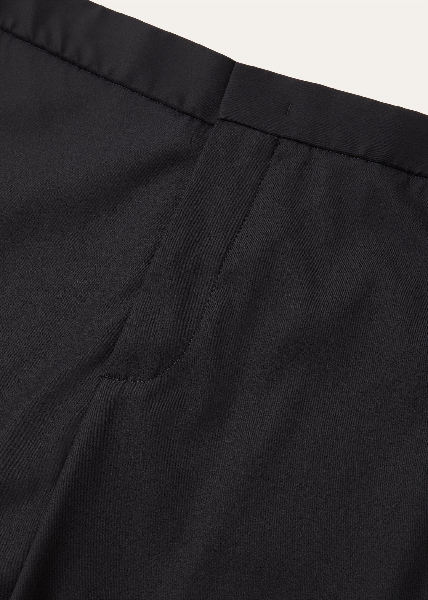 Broek van zijde en scheerwol | BG_TRANSPARENT | BLUE NAVY