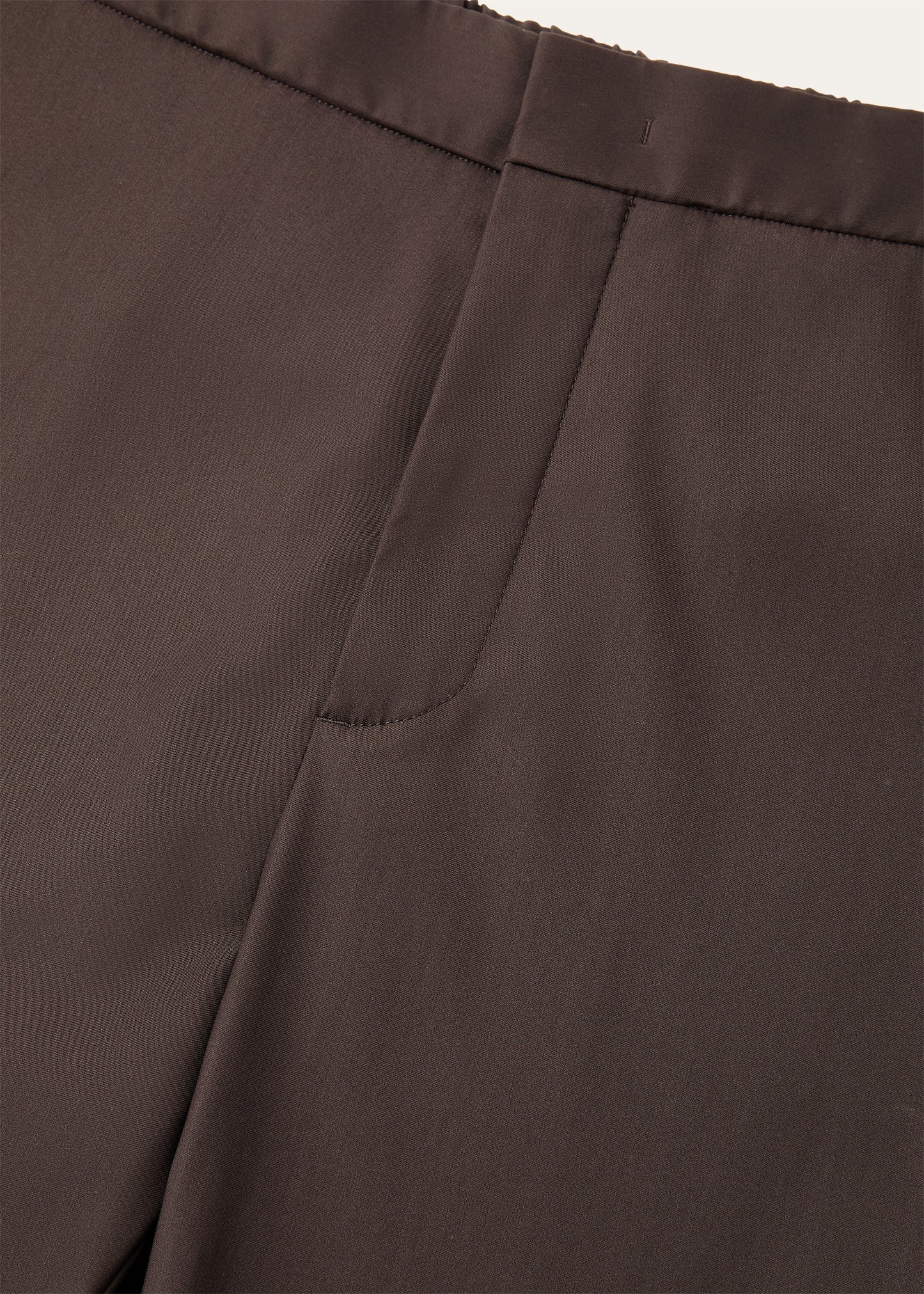 Broek van zijde en scheerwol | BG_TRANSPARENT | Bruin