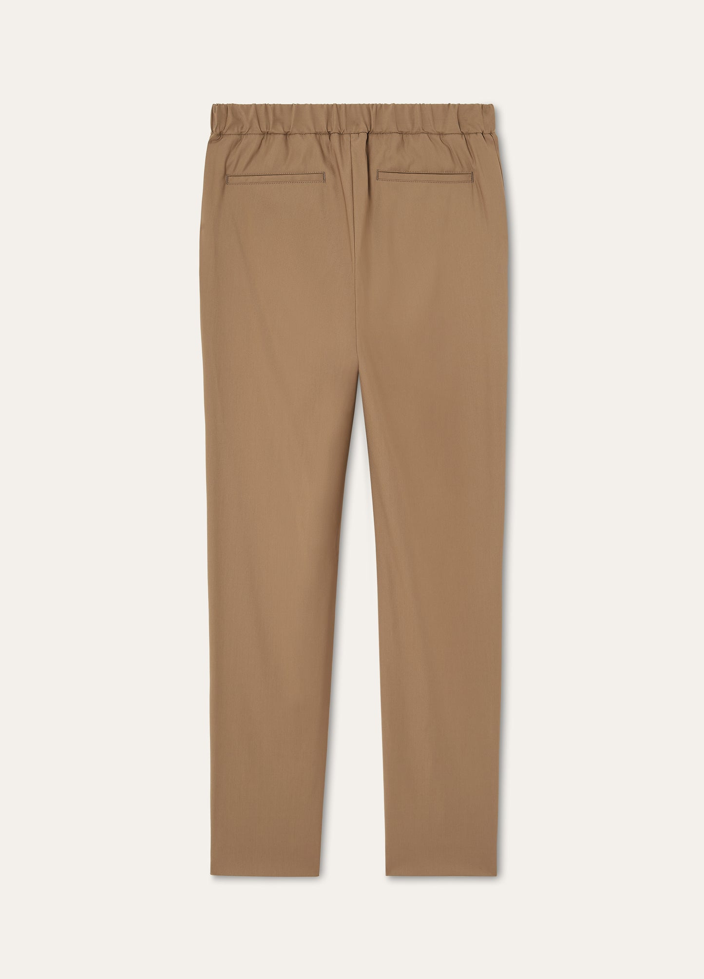 Broek van zijde en scheerwol | BG_TRANSPARENT | Camel