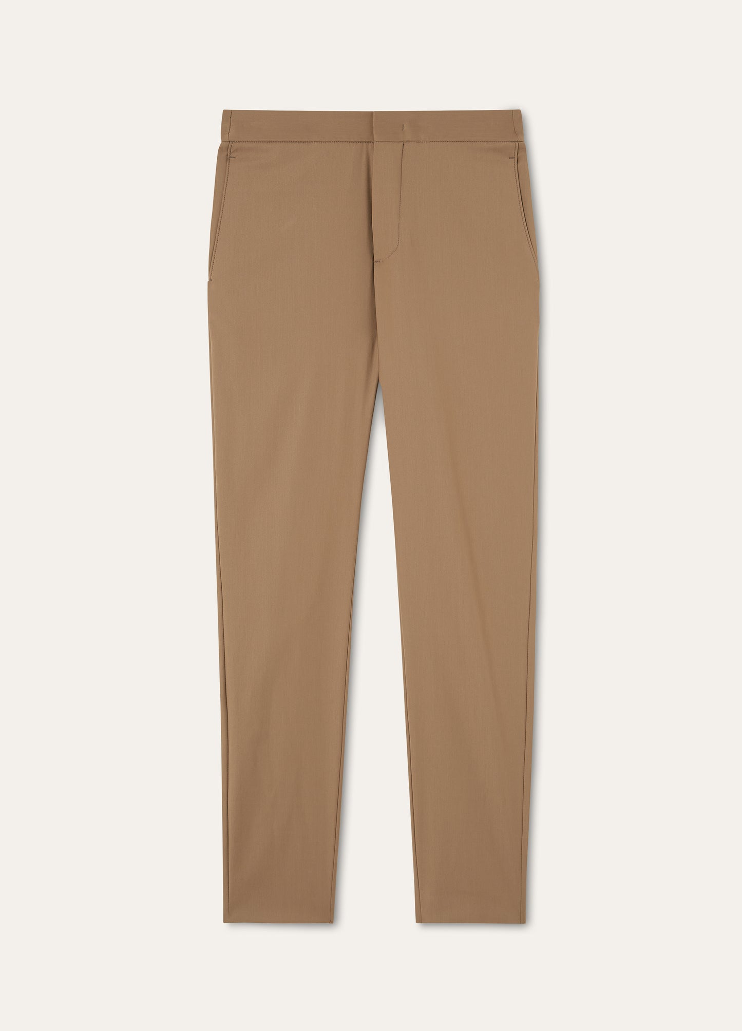Broek van zijde en scheerwol | BG_TRANSPARENT | Camel