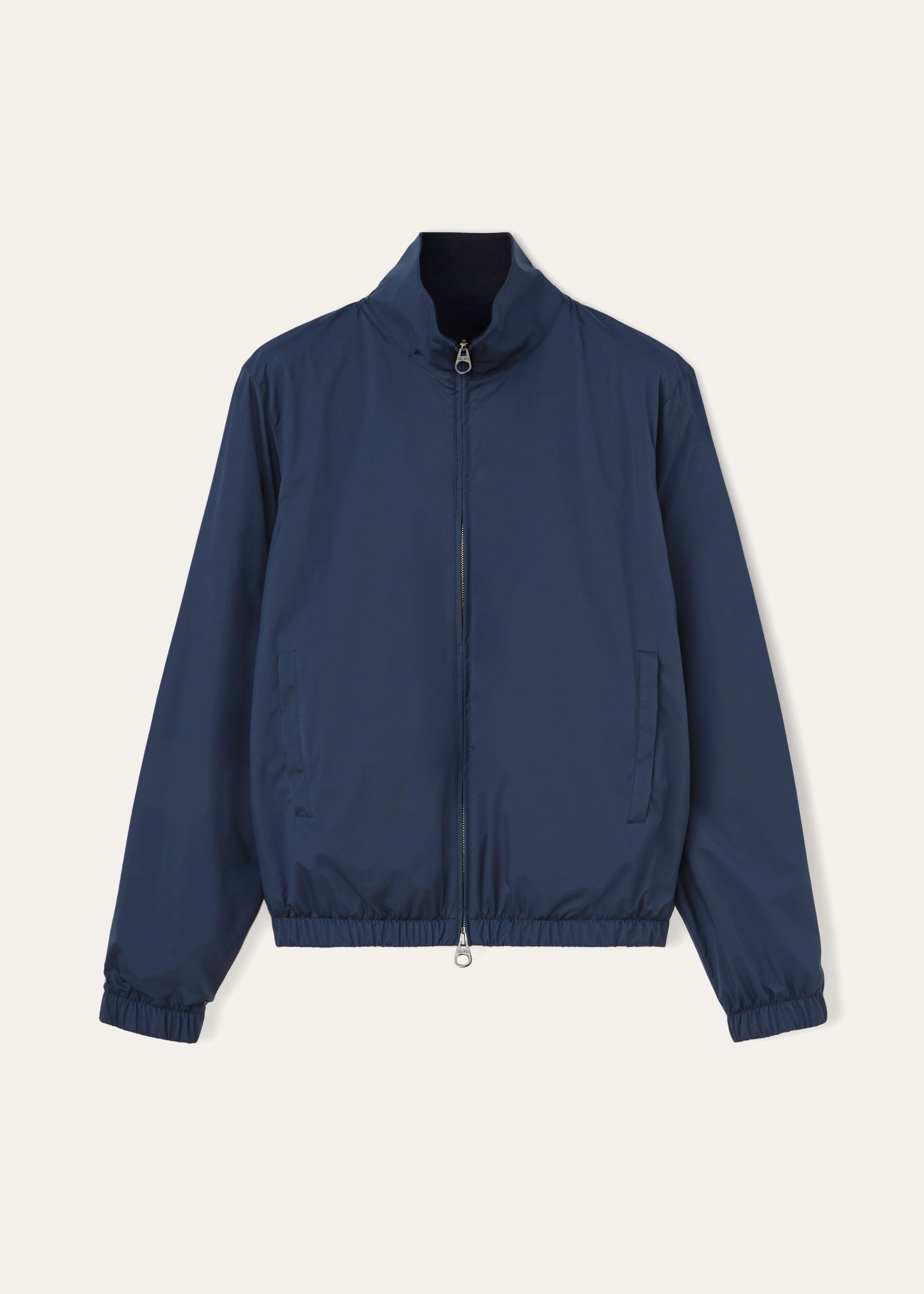 Reversible bomber van cashmere | BG_TRANSPARENT | BLUE NAVY