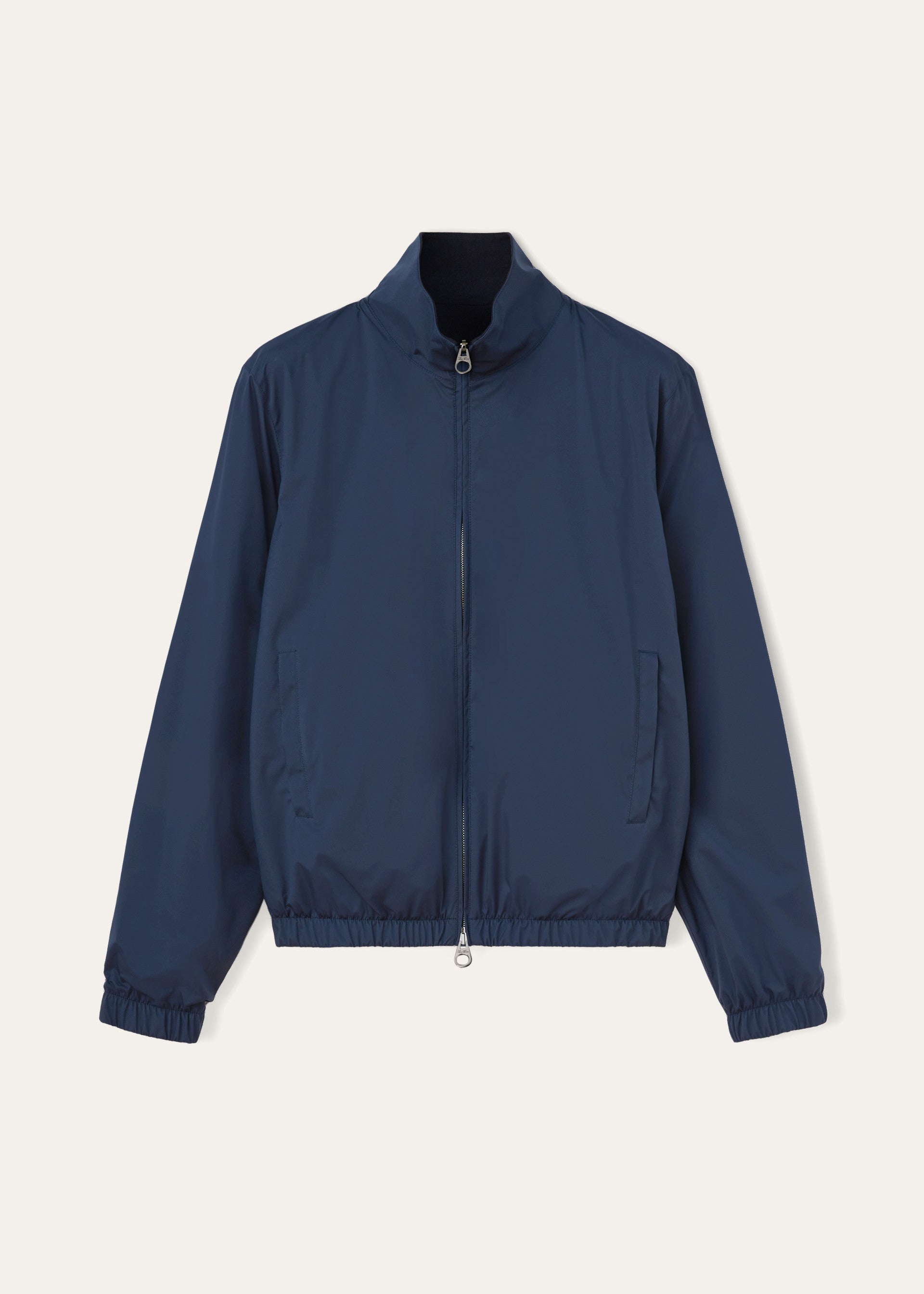 Reversible bomber van cashmere | BG_TRANSPARENT | BLUE NAVY