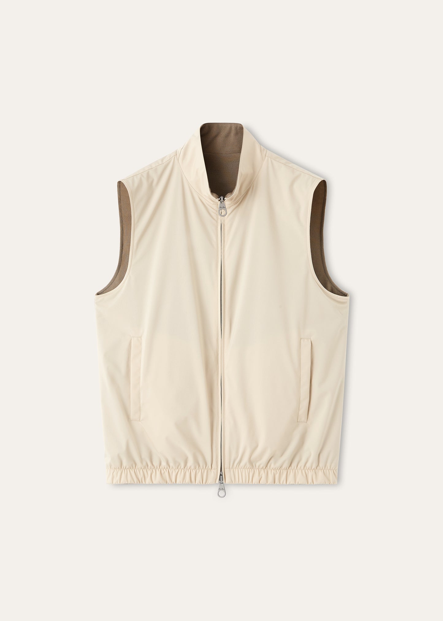 Reversible bodywarmer | BG_TRANSPARENT | Beige