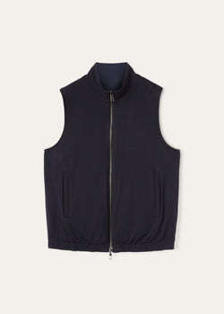 Reversible bodywarmer | BG_TRANSPARENT | BLUE NAVY